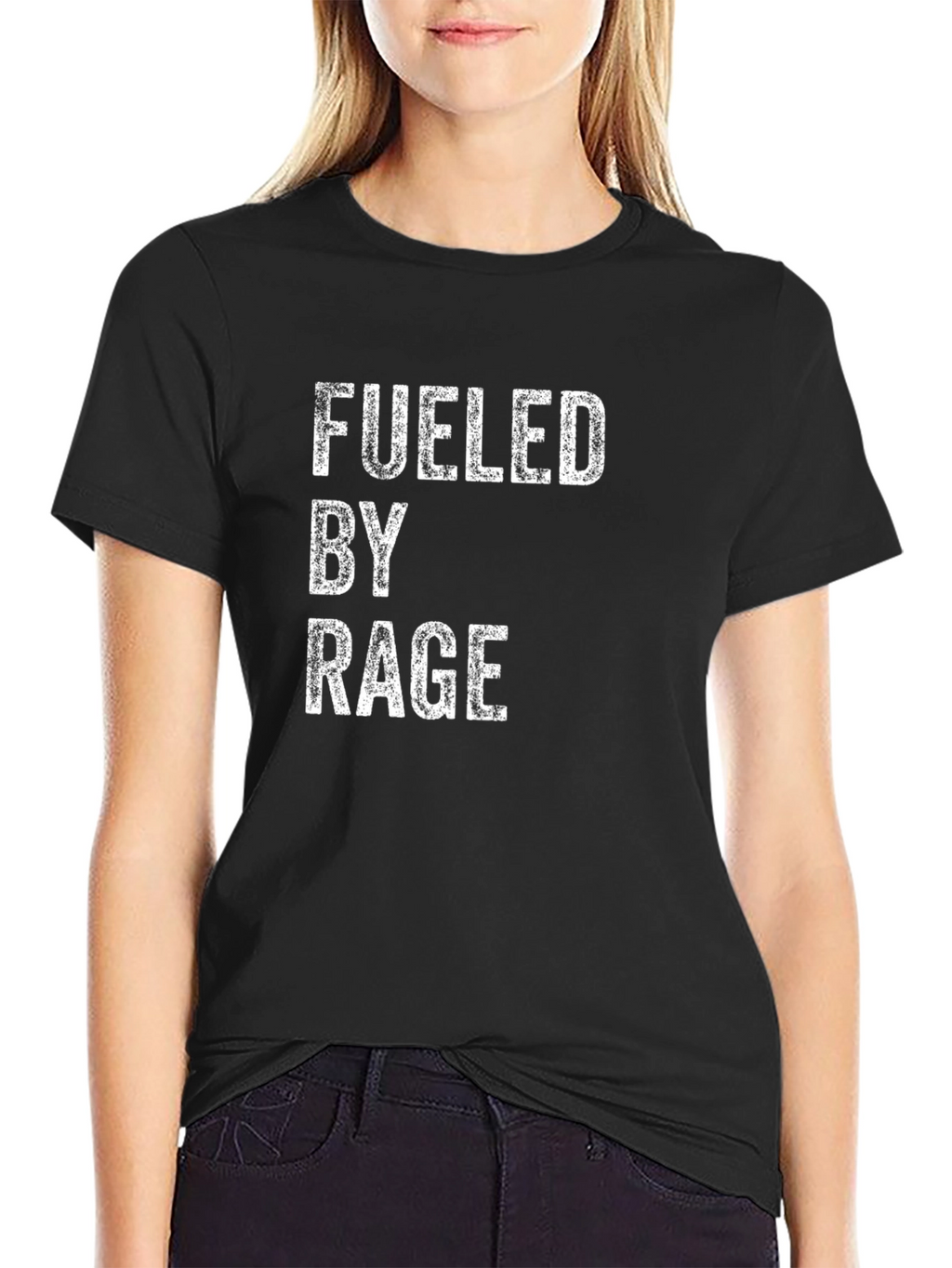 Fueled By Rage Black Graphic Tee