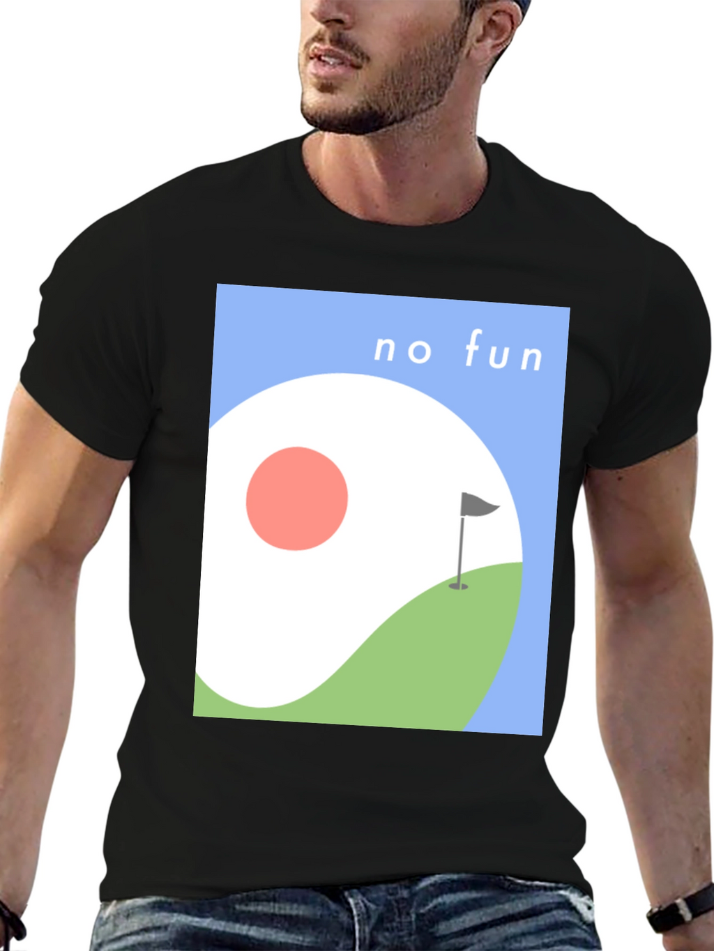 No Fun Golf Tee