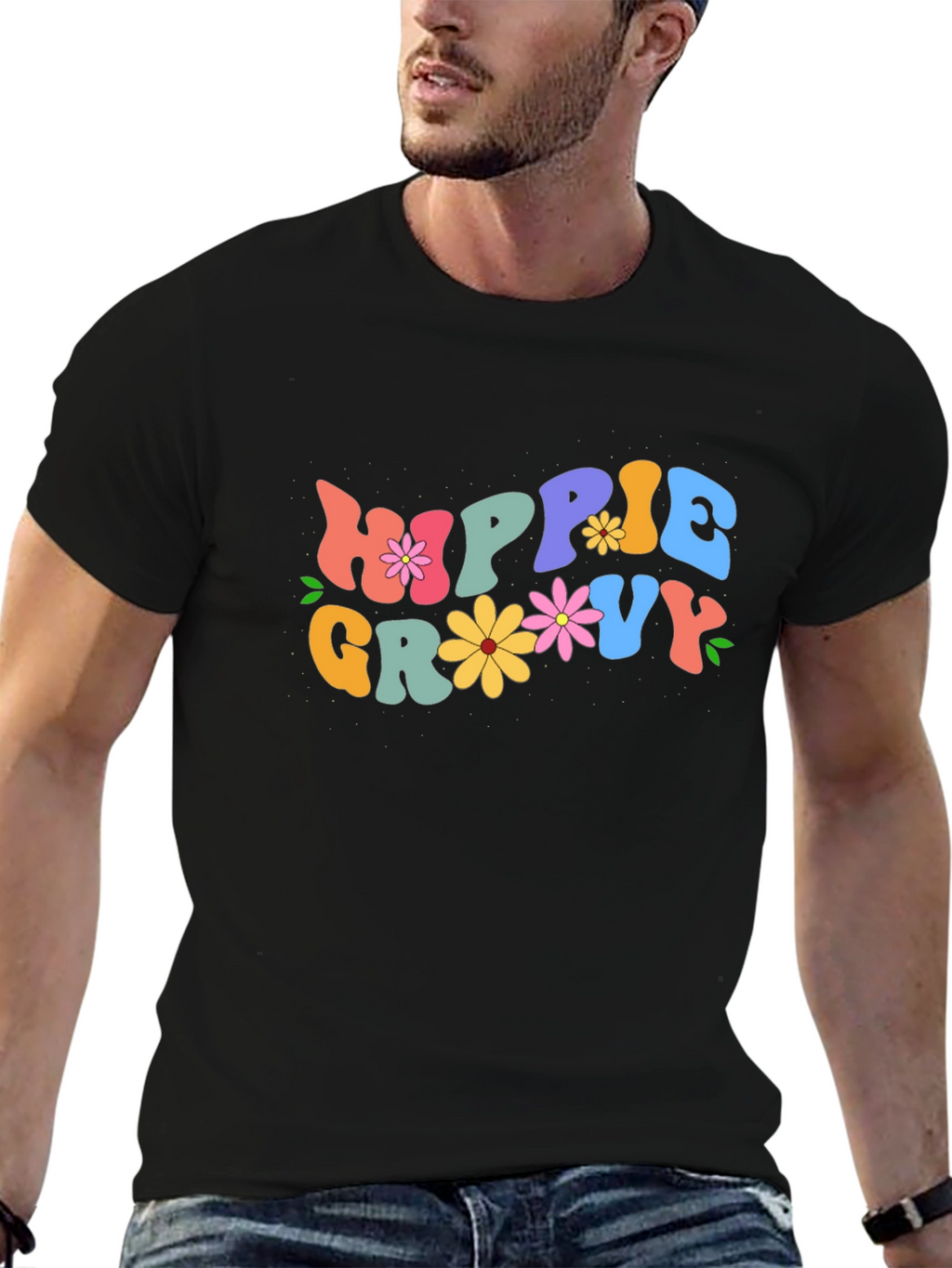 Hippie Groovy Graphic Tee