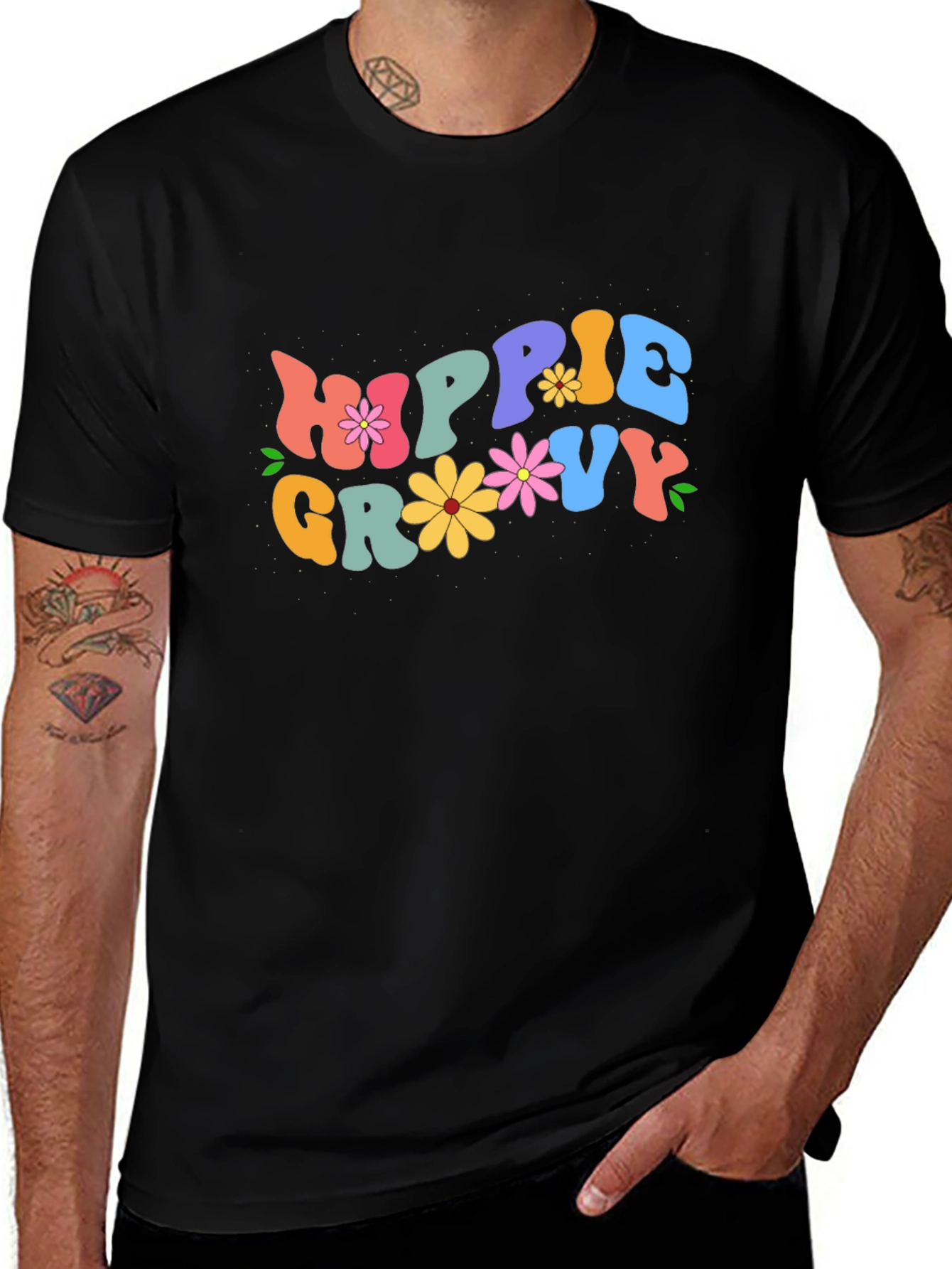 Hippie Groovy Graphic Tee