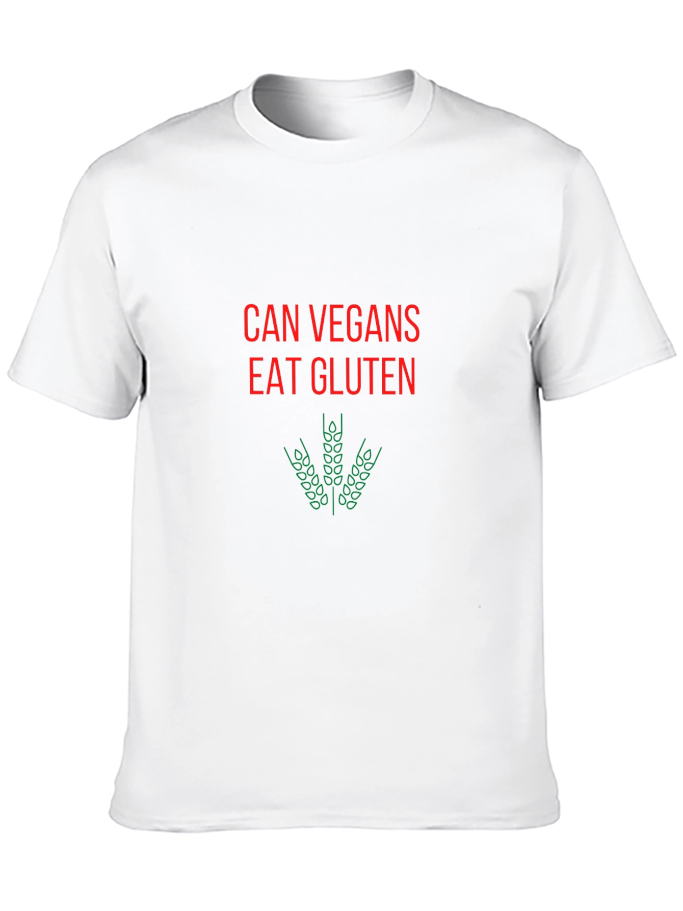 Can Vegans Eat Gluten T-Shirt Funny Vegan Humor Tee