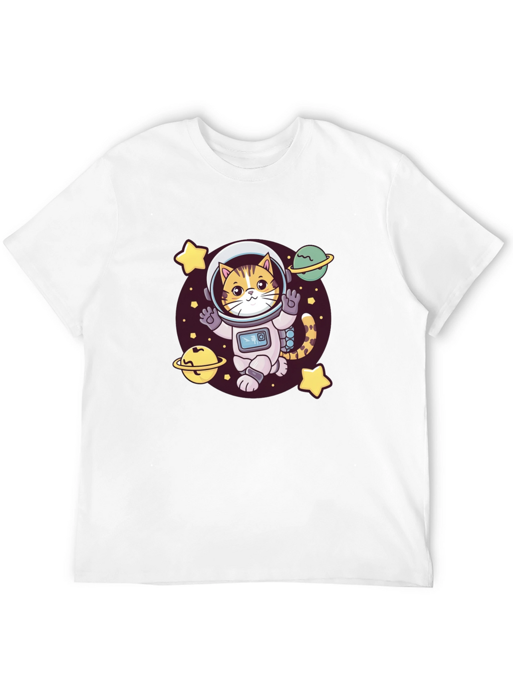 Astronaut Cat T-Shirt - Space Kitty Tee