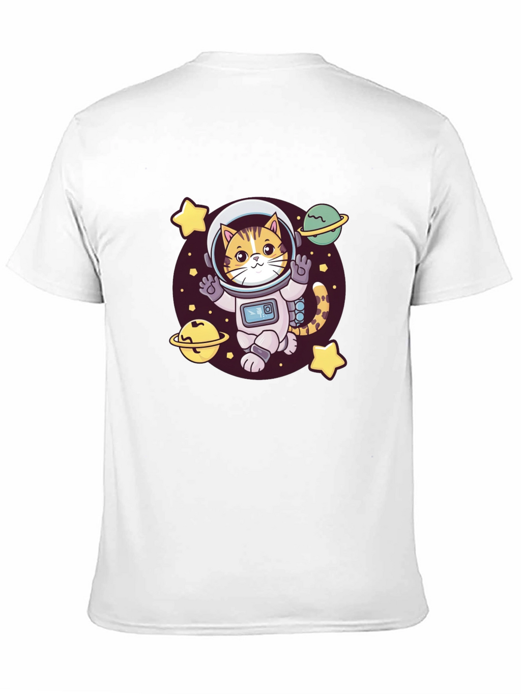Astronaut Cat T-Shirt - Space Kitty Tee