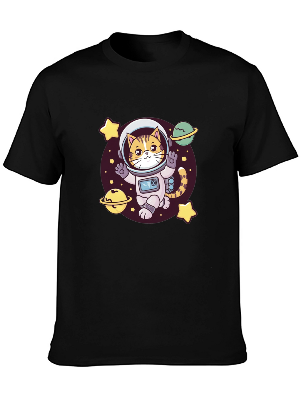 Astronaut Cat T-Shirt - Space Kitty Tee