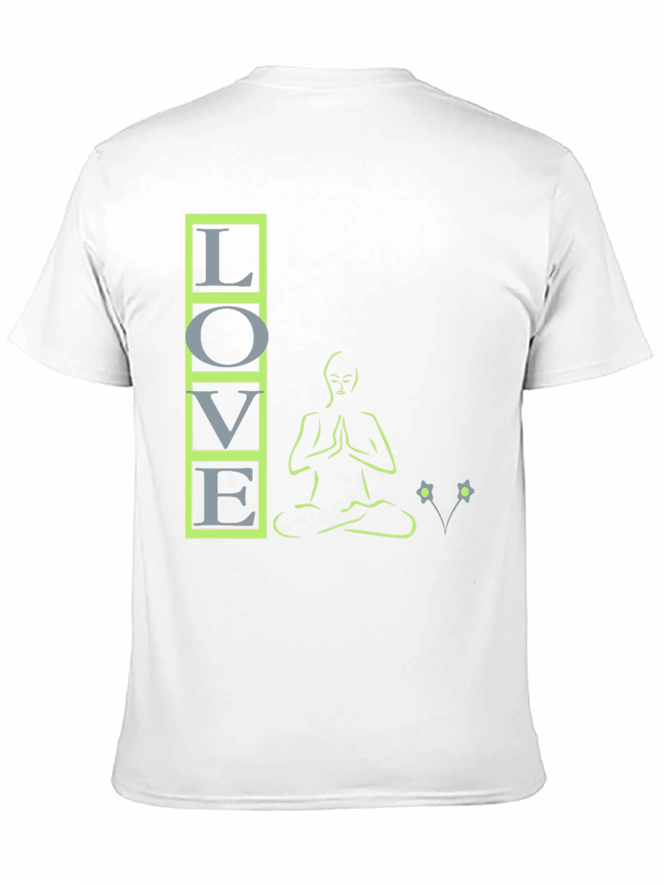 Love Meditation Black T-Shirt