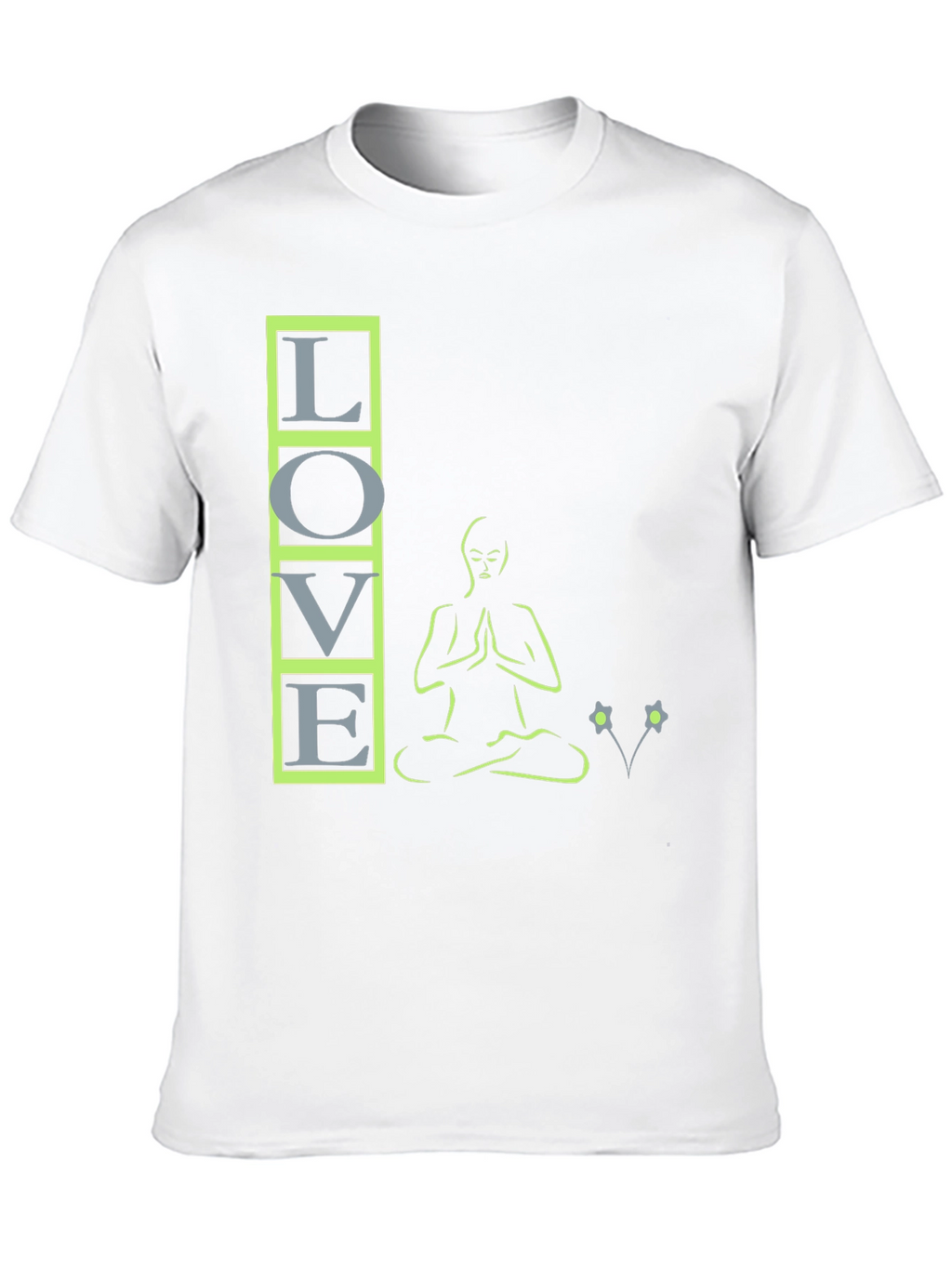 Love Meditation Black T-Shirt