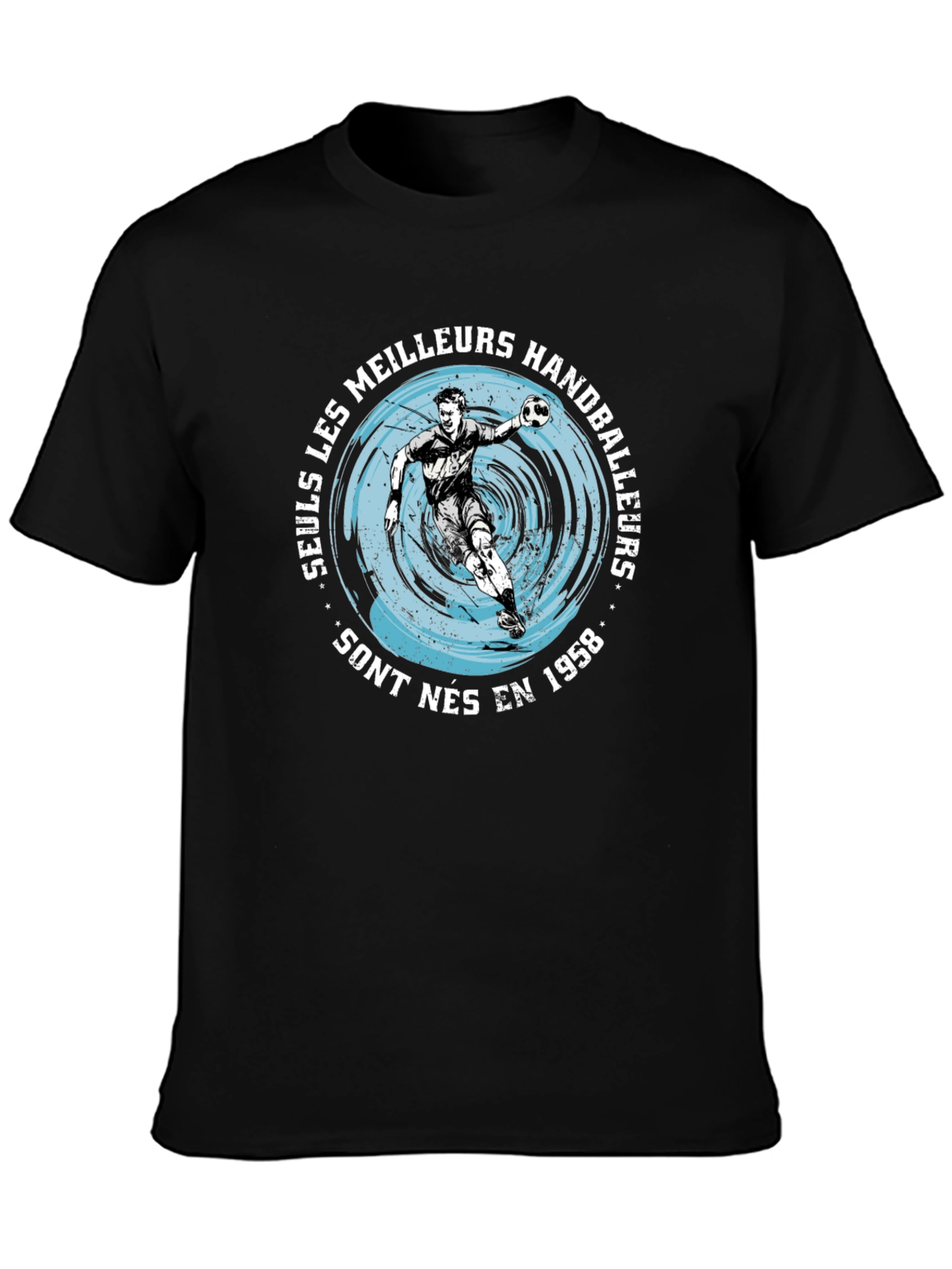 Handball Player Graphic T-Shirt - Born in 1958