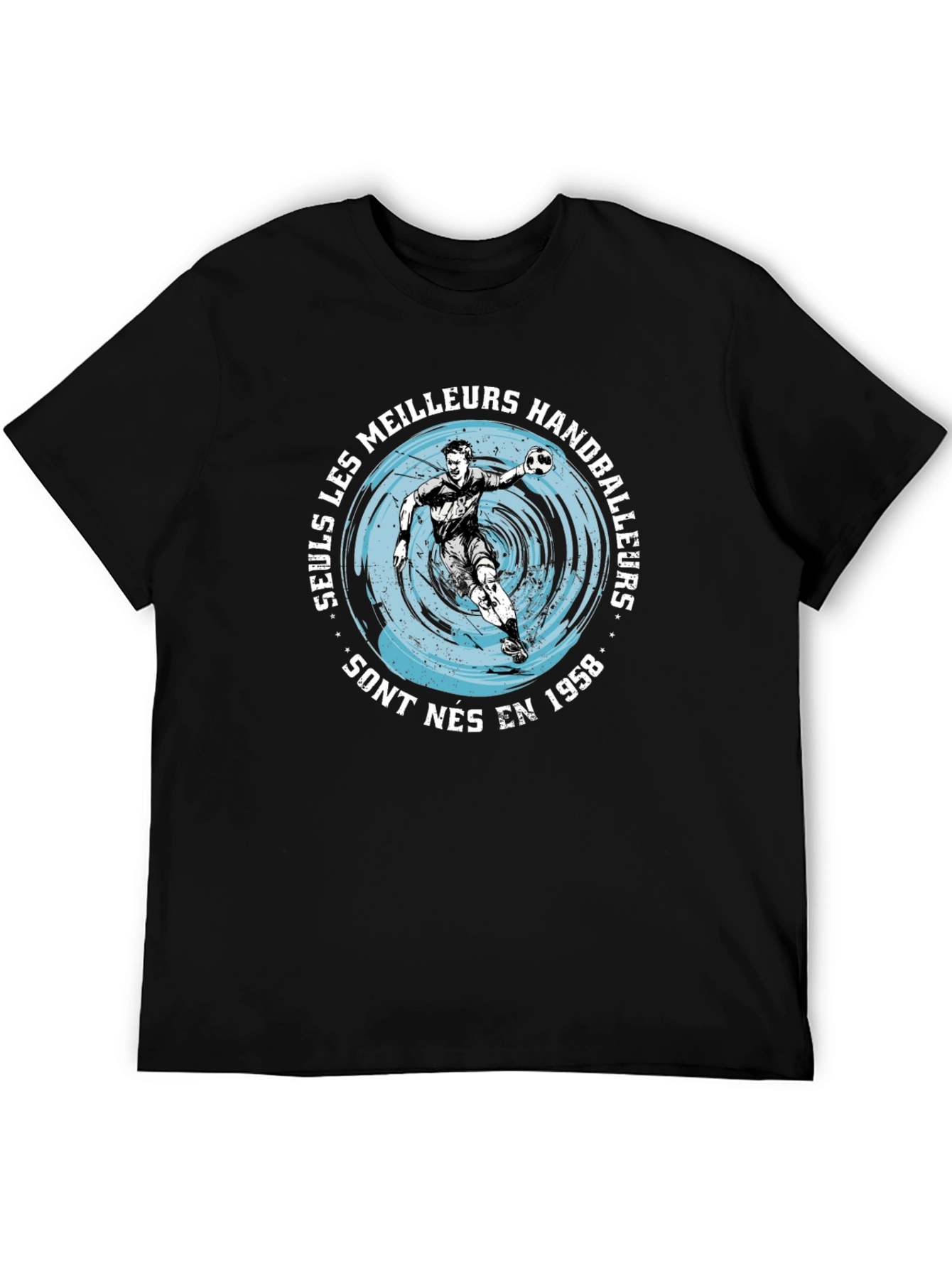 Handball Player Graphic T-Shirt - Born in 1958