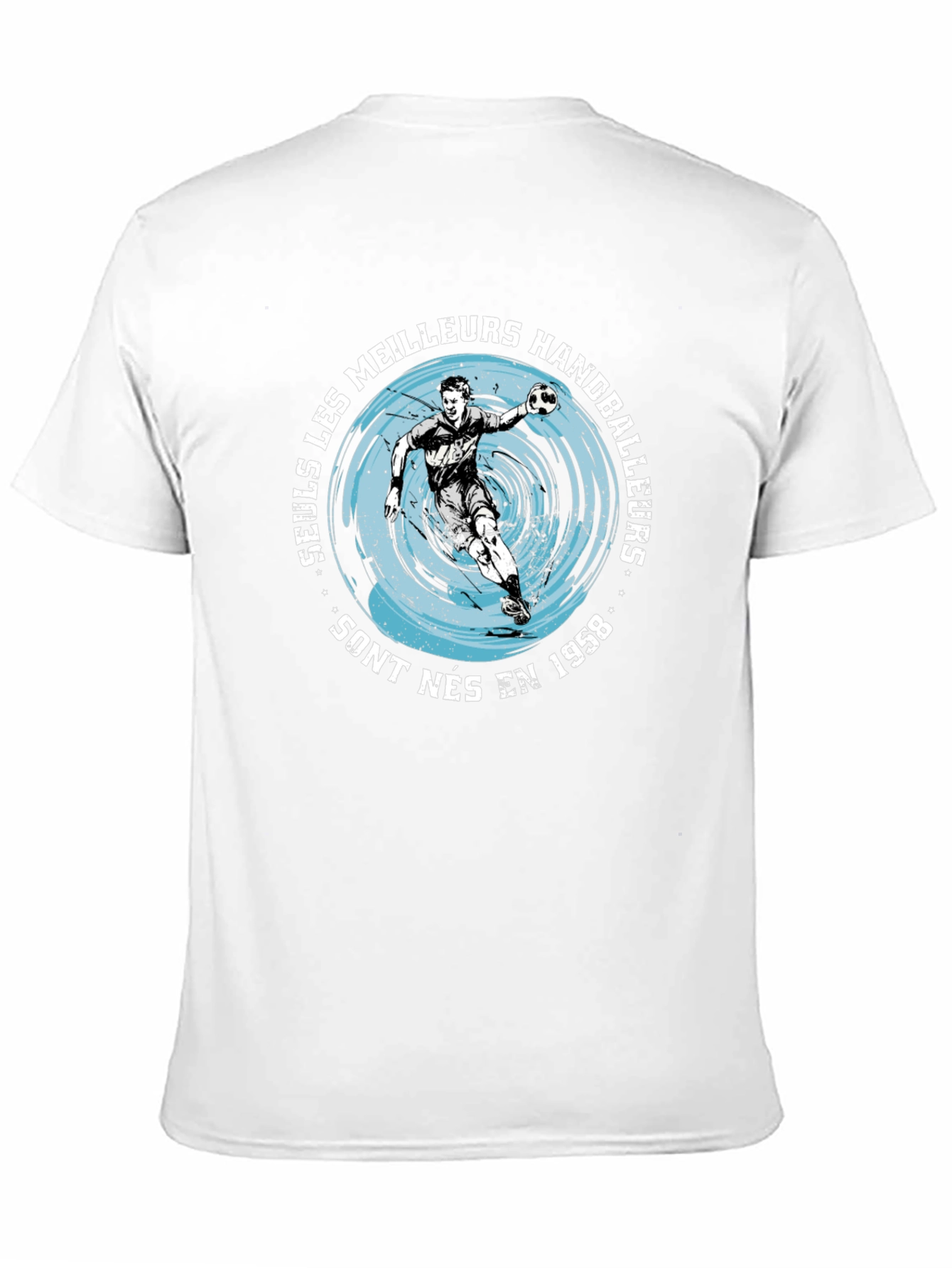 Handball Player Graphic T-Shirt - Born in 1958