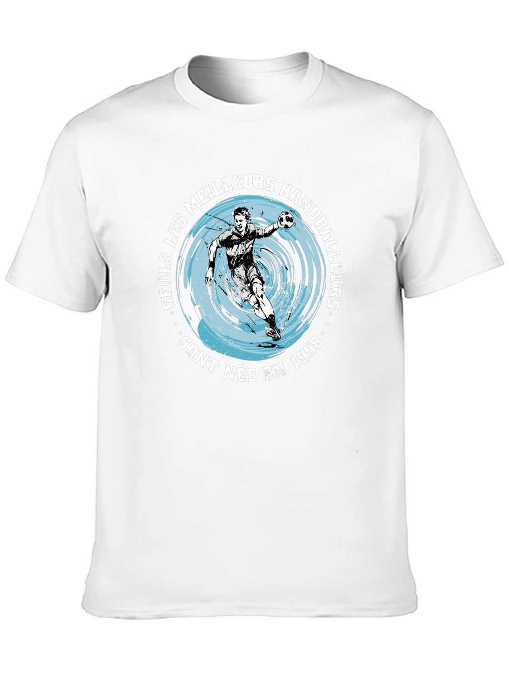 Handball Player Graphic T-Shirt - Born in 1958