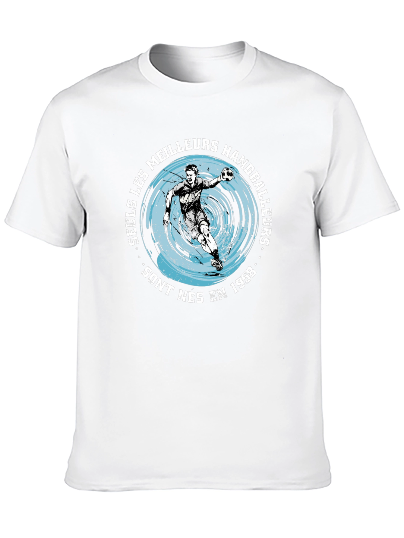 Handball Player Graphic T-Shirt - Born in 1958