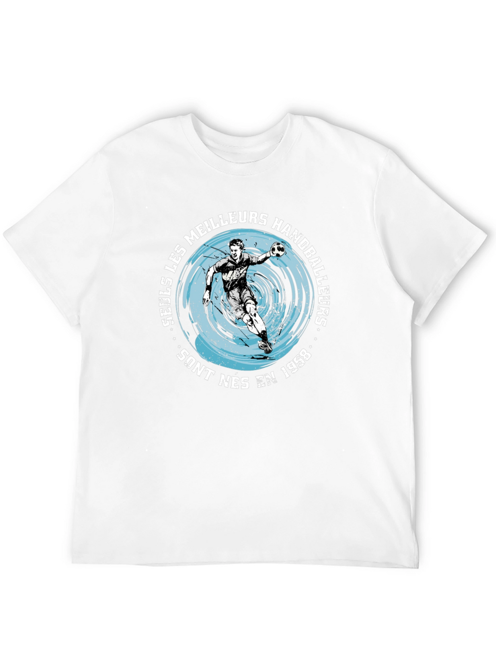 Handball Player Graphic T-Shirt - Born in 1958
