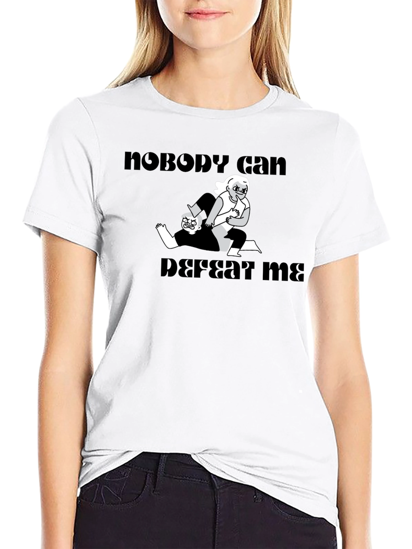 Nobody Can Defeat Me Graphic Tee