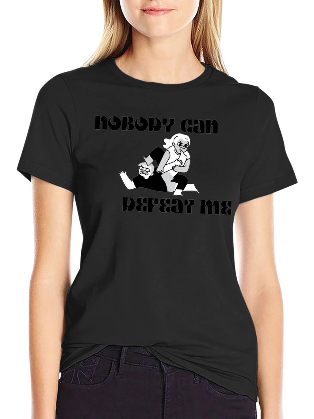 Nobody Can Defeat Me Graphic Tee