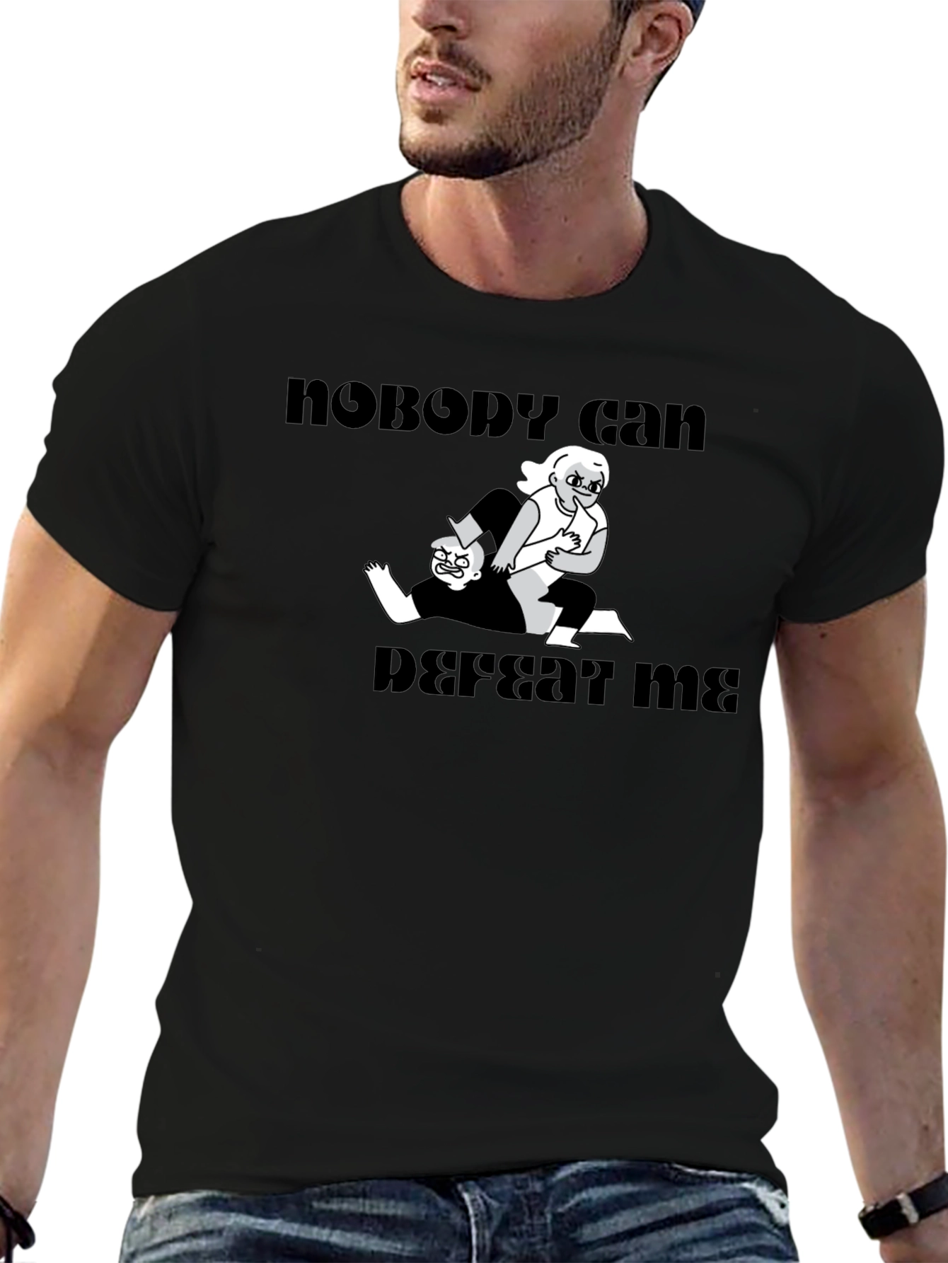 Nobody Can Defeat Me Graphic Tee