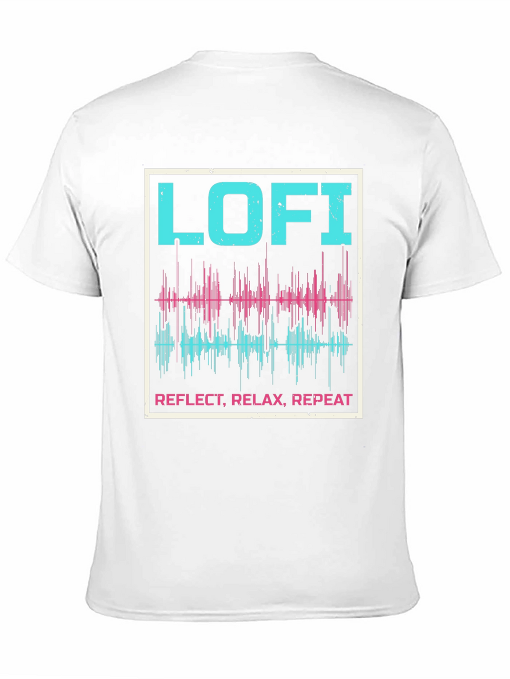 Lo-fi Reflect Relax Repeat Graphic Tee