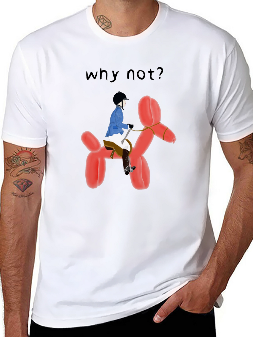 Equestrian Balloon Horse T-Shirt