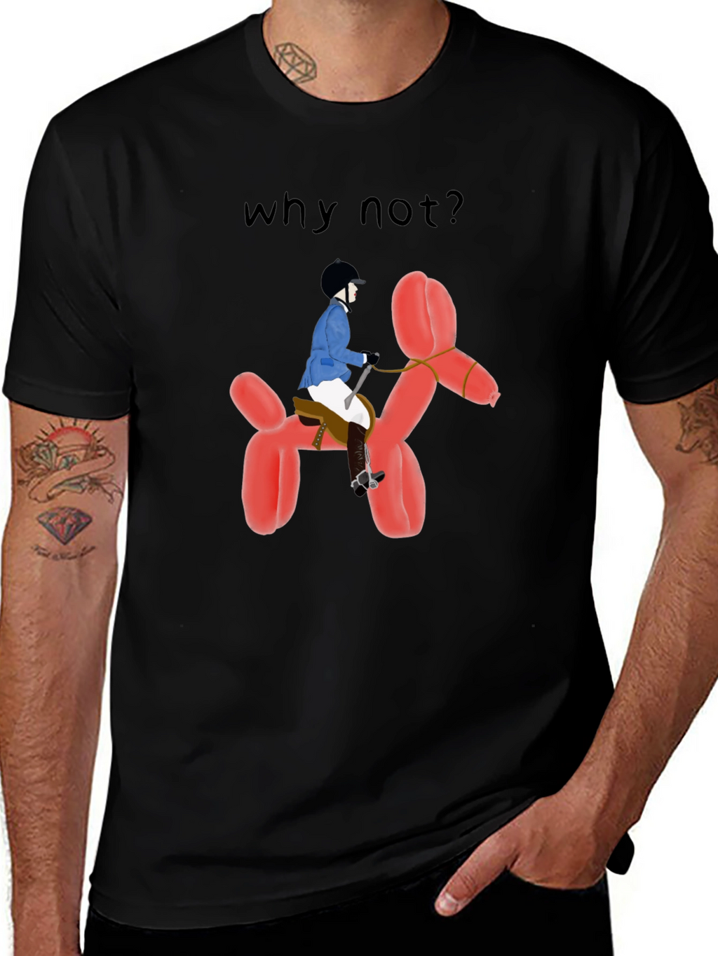 Equestrian Balloon Horse T-Shirt