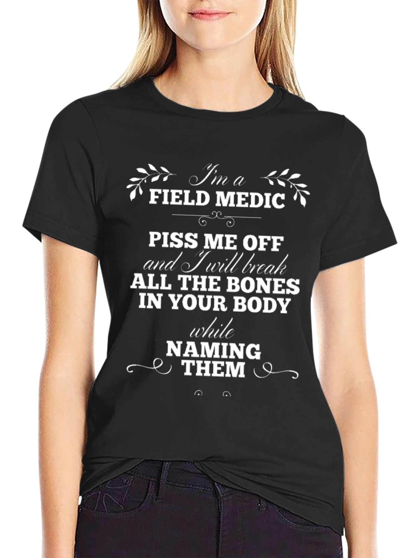 Field Medic T-Shirt: Bones Naming Them