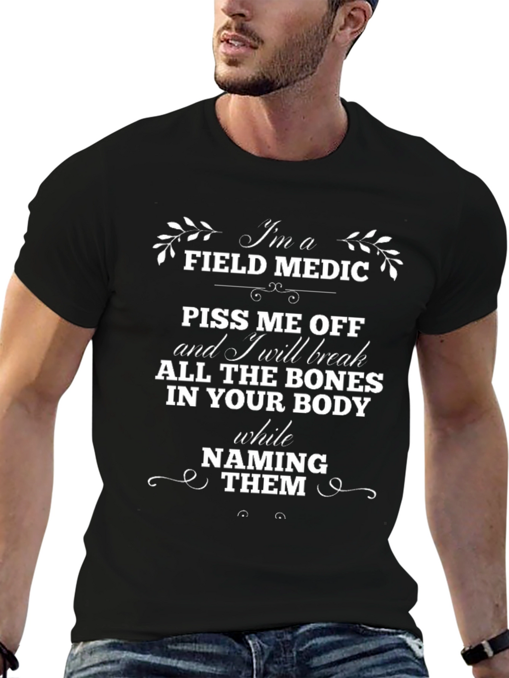 Field Medic T-Shirt: Bones Naming Them