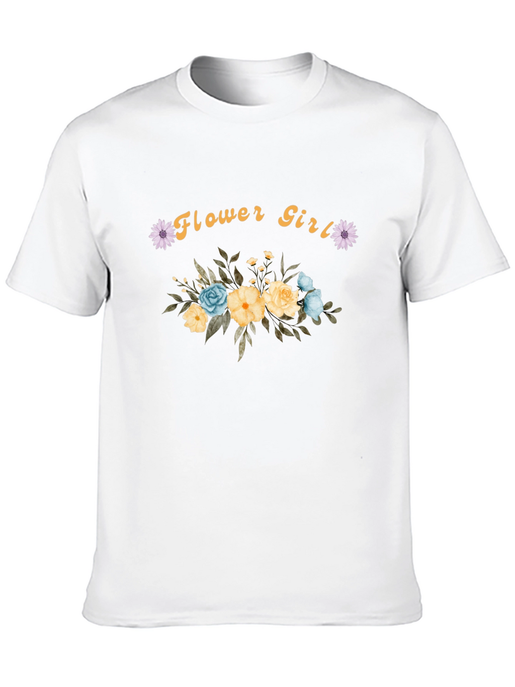 Flower Girl Floral Graphic Tee