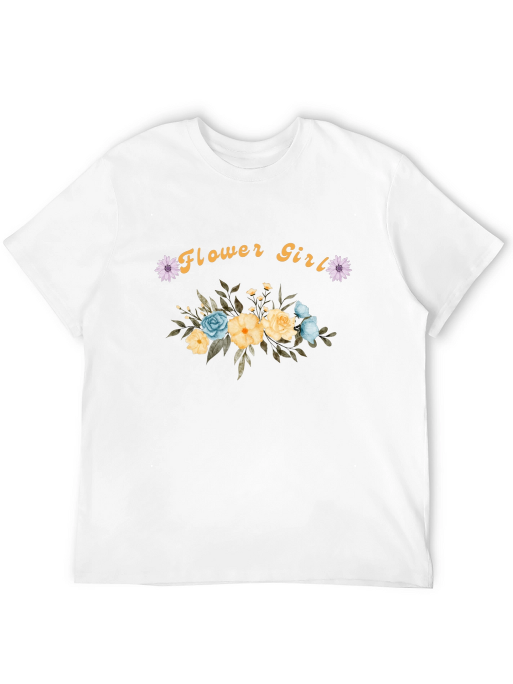 Flower Girl Floral Graphic Tee