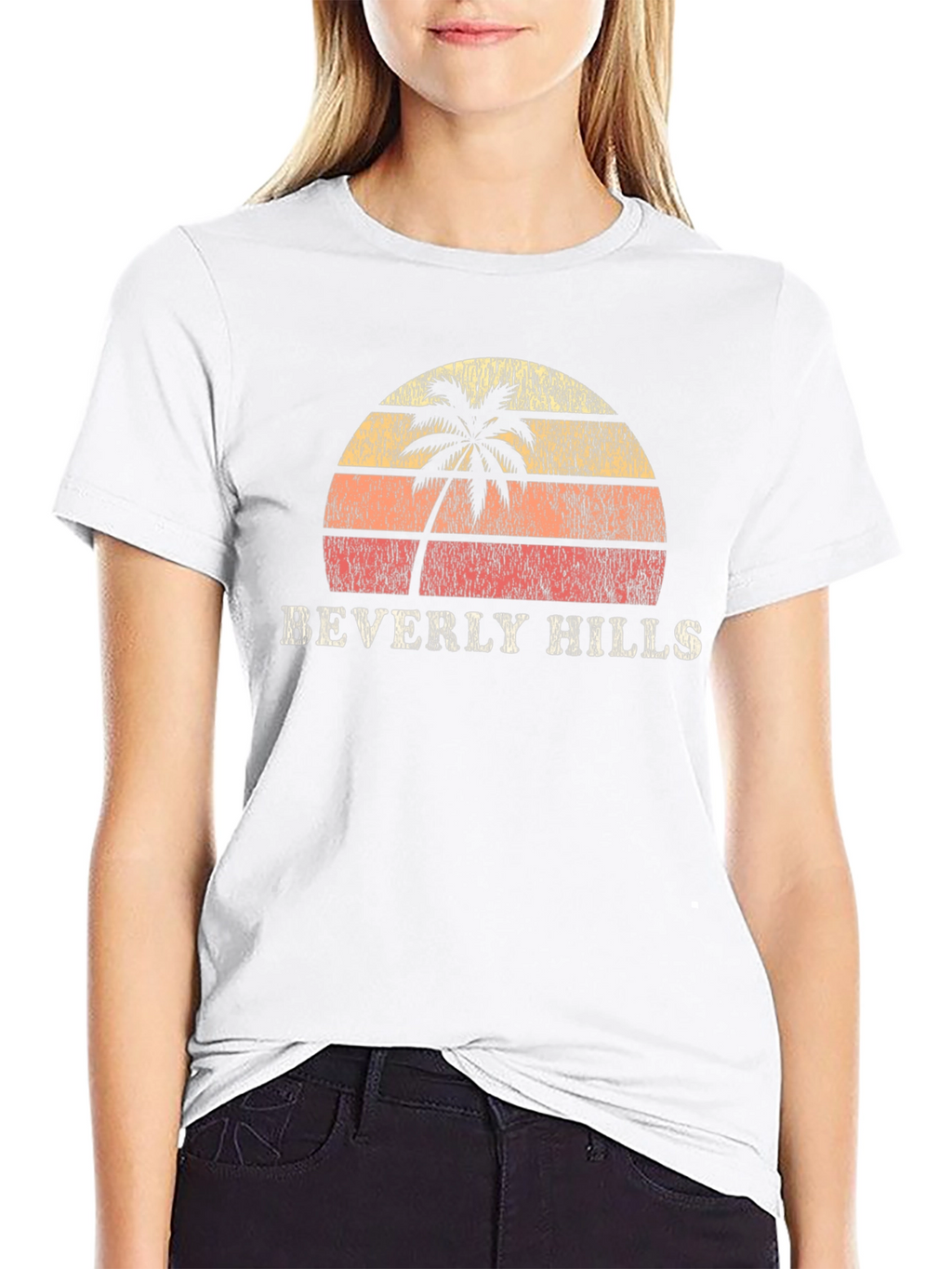 Beverly Hills Retro Palm Tree T-Shirt