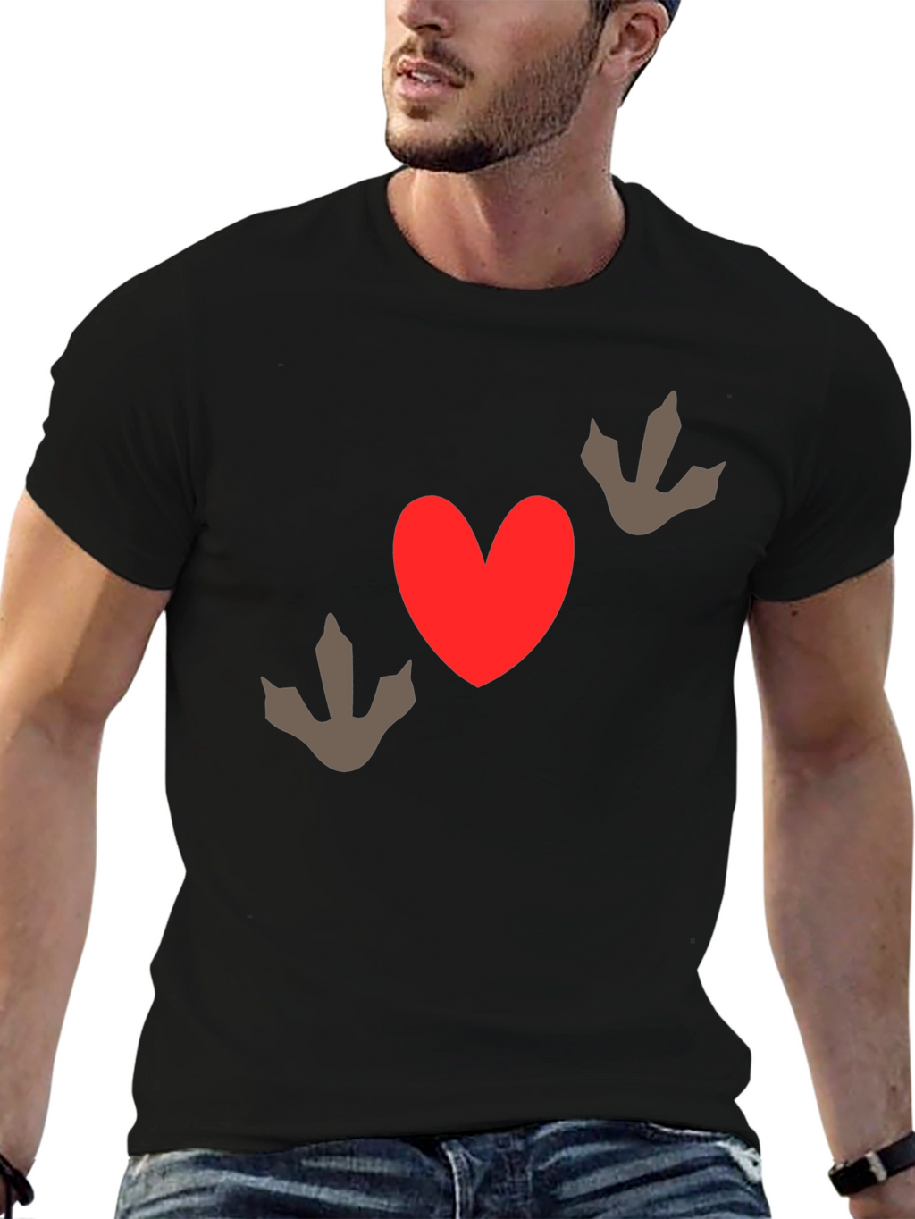 Dino Heart T-Shirt - Love Dinosaurs!