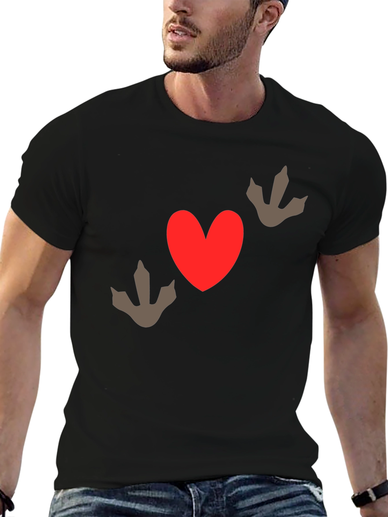 Dino Heart T-Shirt - Love Dinosaurs!
