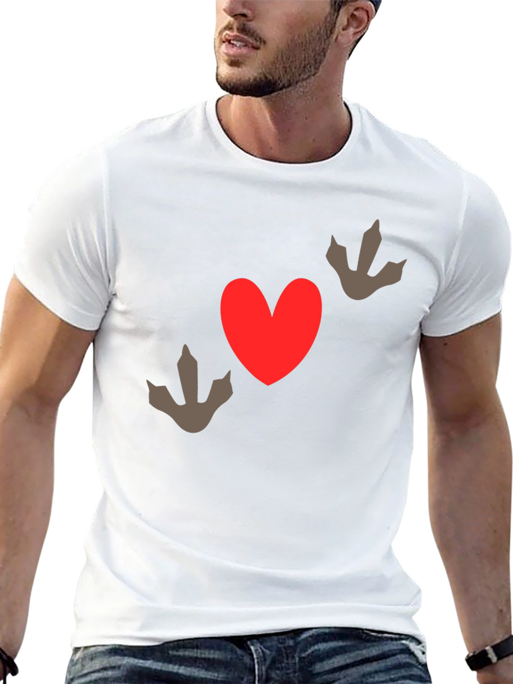 Dino Heart T-Shirt - Love Dinosaurs!