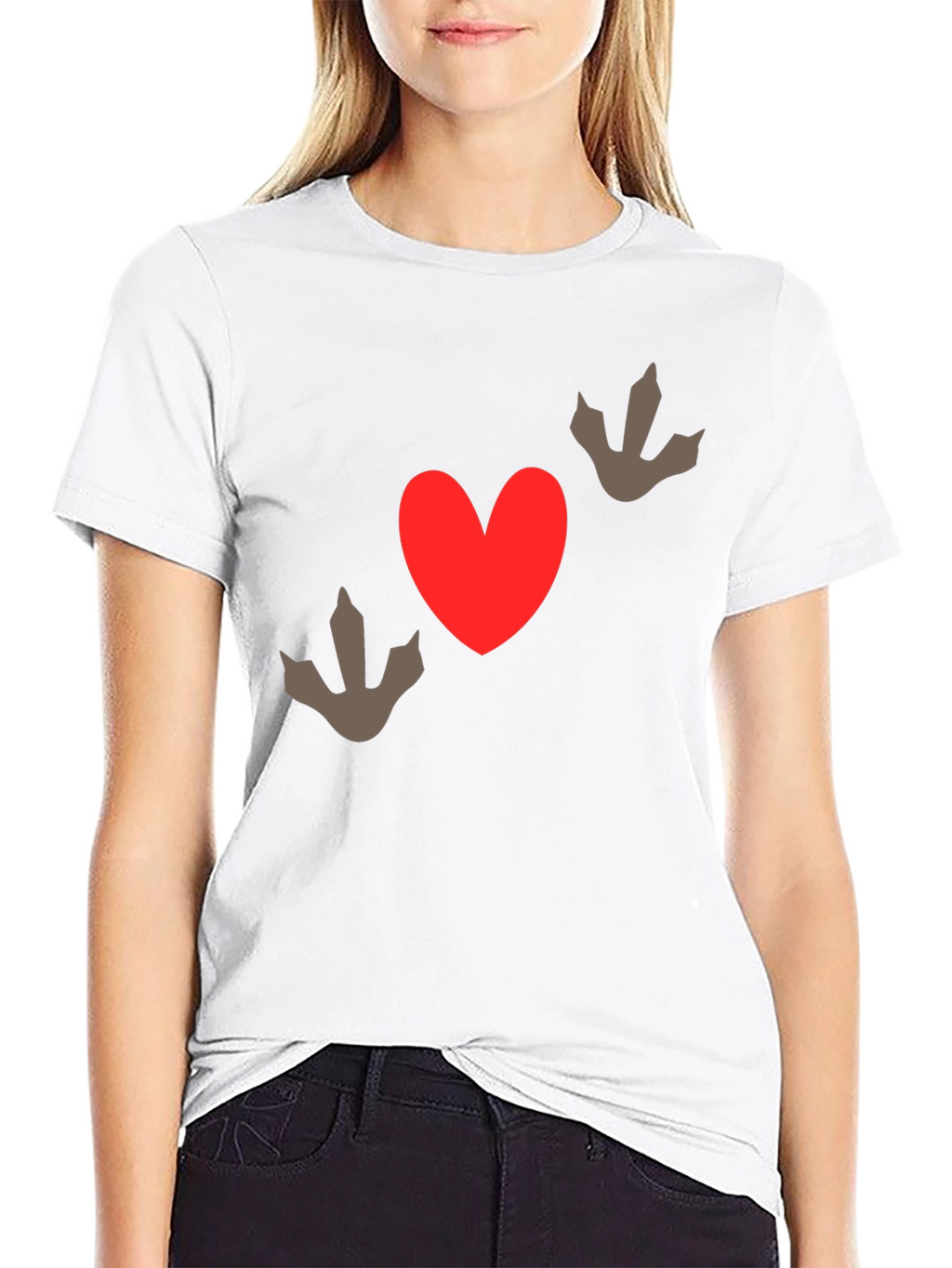 Dino Heart T-Shirt - Love Dinosaurs!