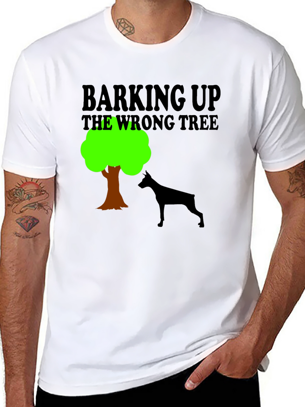 Barking Up the Wrong Tree Graphic Tee