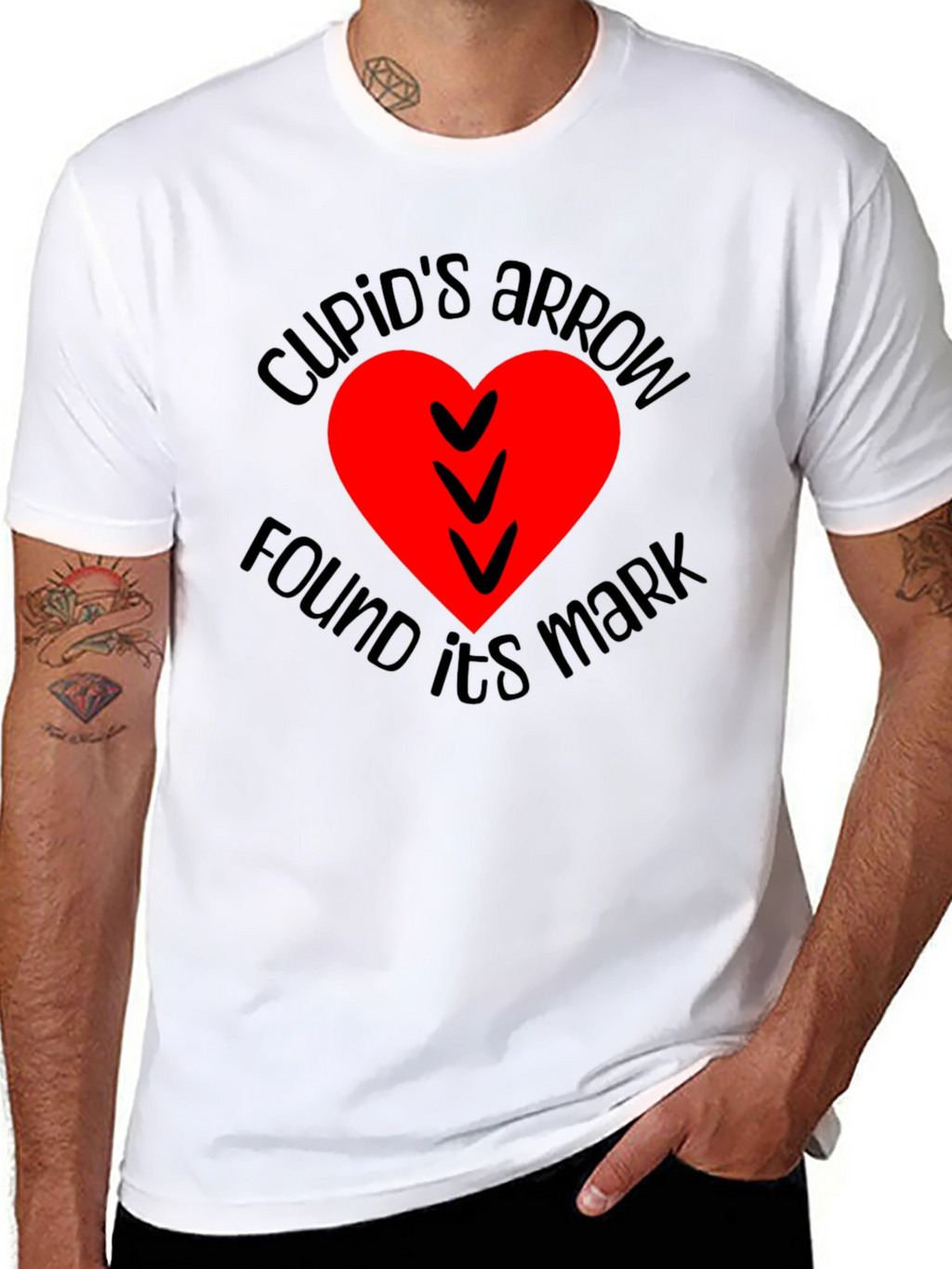 Cupids Arrow Heart T-Shirt