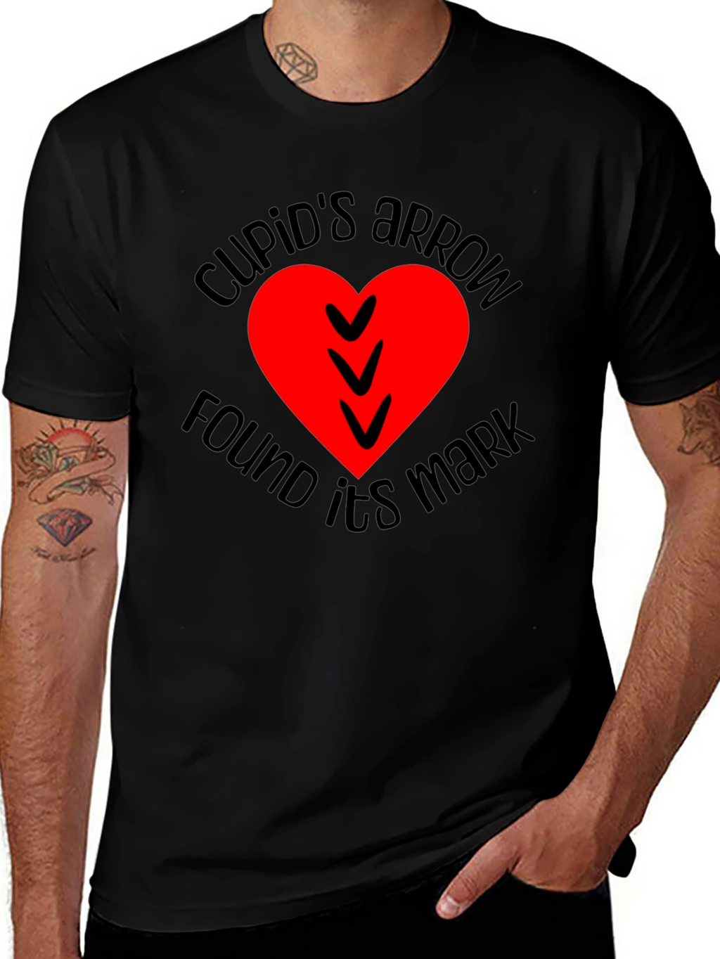 Cupids Arrow Heart T-Shirt