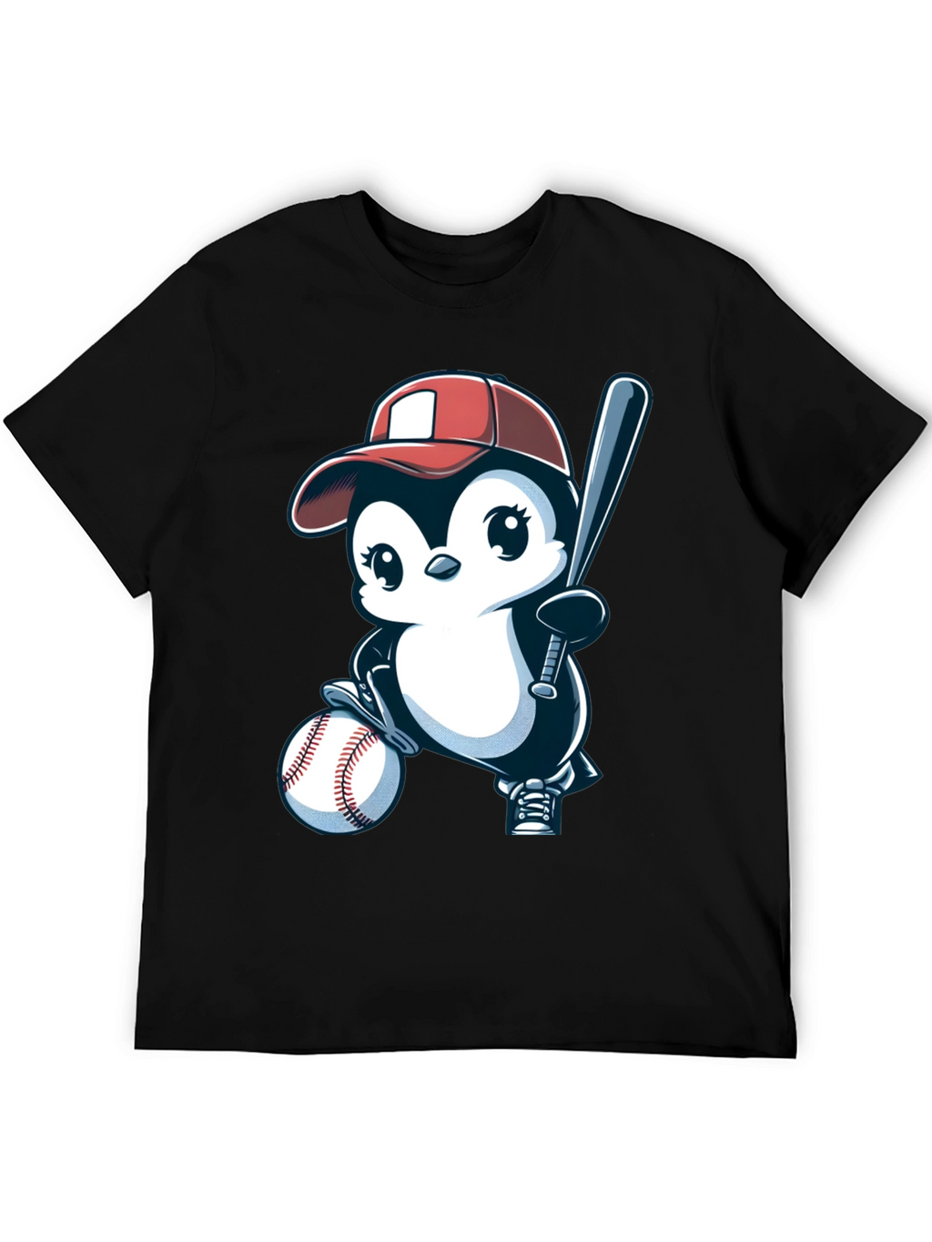 Baseball Penguin T-Shirt