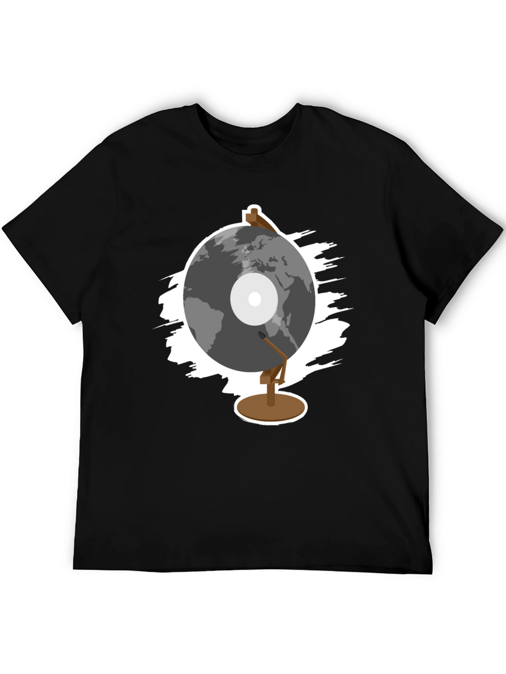 Globe Record Player T-Shirt