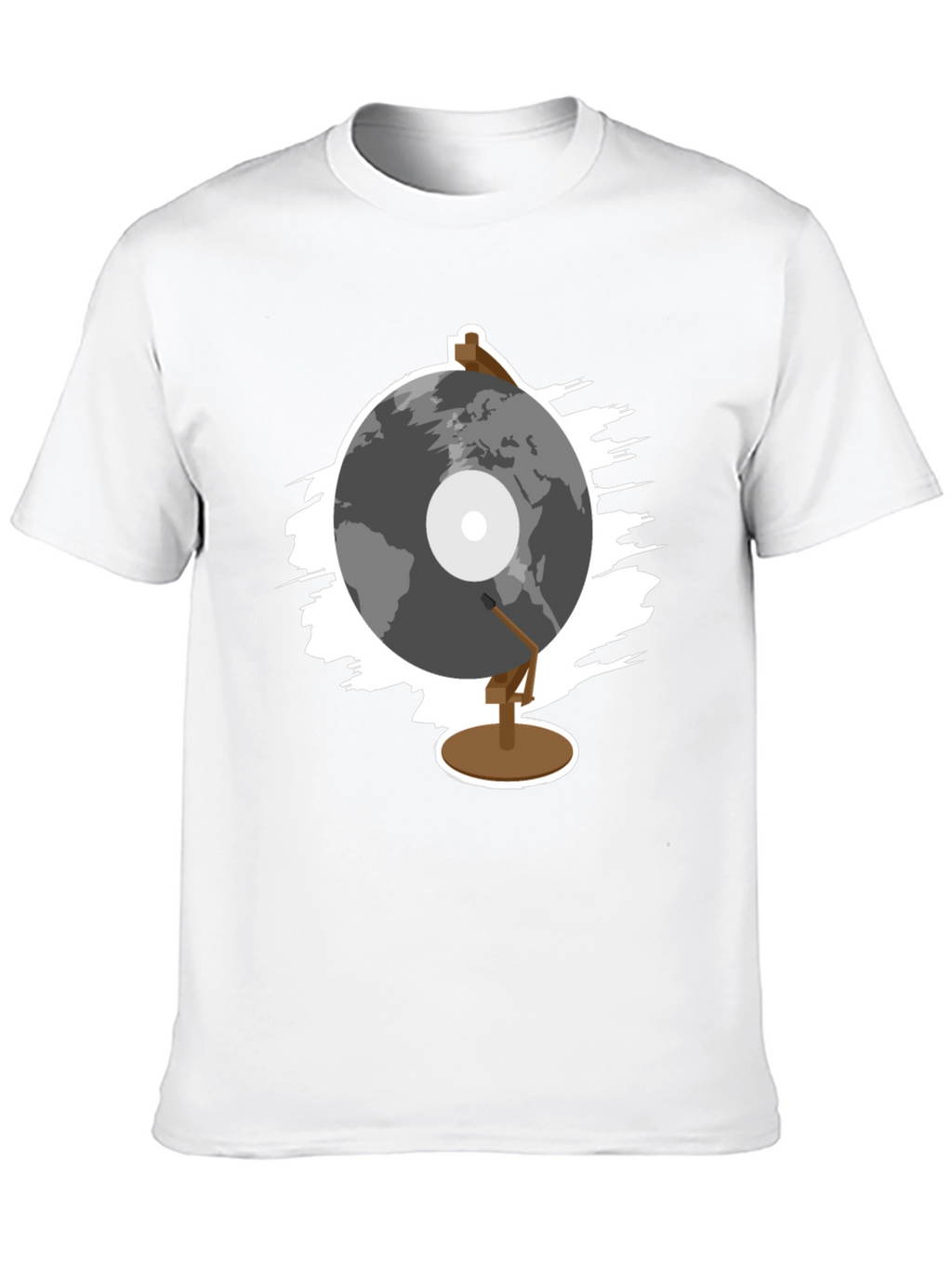Globe Record Player T-Shirt
