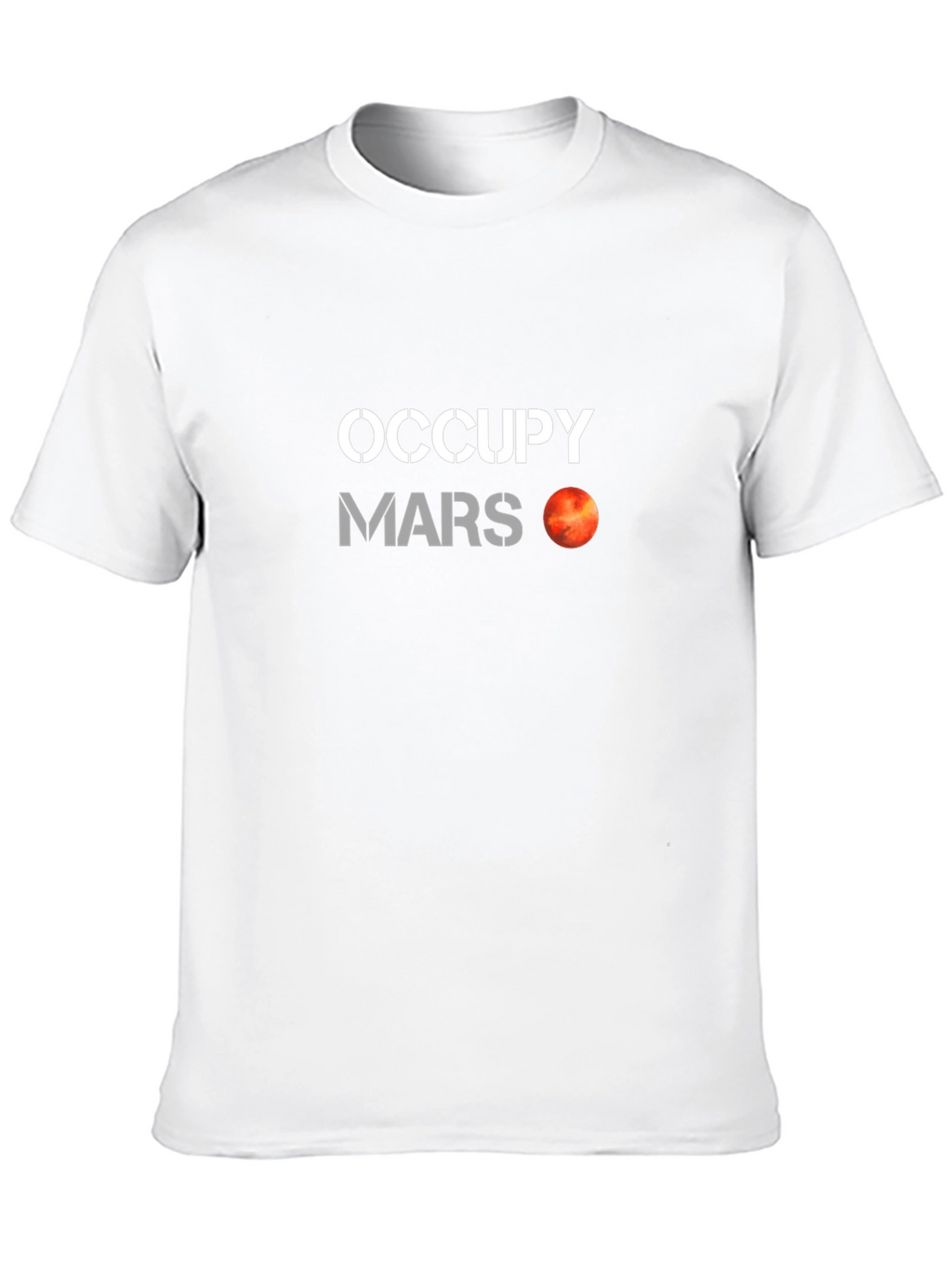 Occupy Mars Graphic T-Shirt - Space Exploration Tee