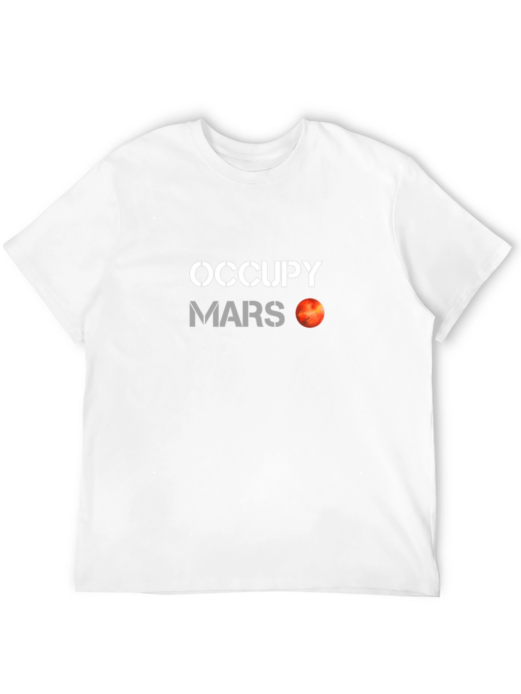 Occupy Mars Graphic T-Shirt - Space Exploration Tee