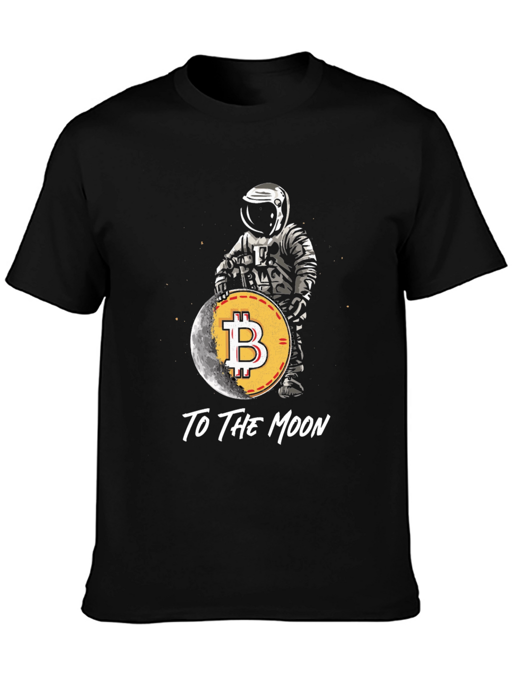 Bitcoin To The Moon Graphic T-Shirt