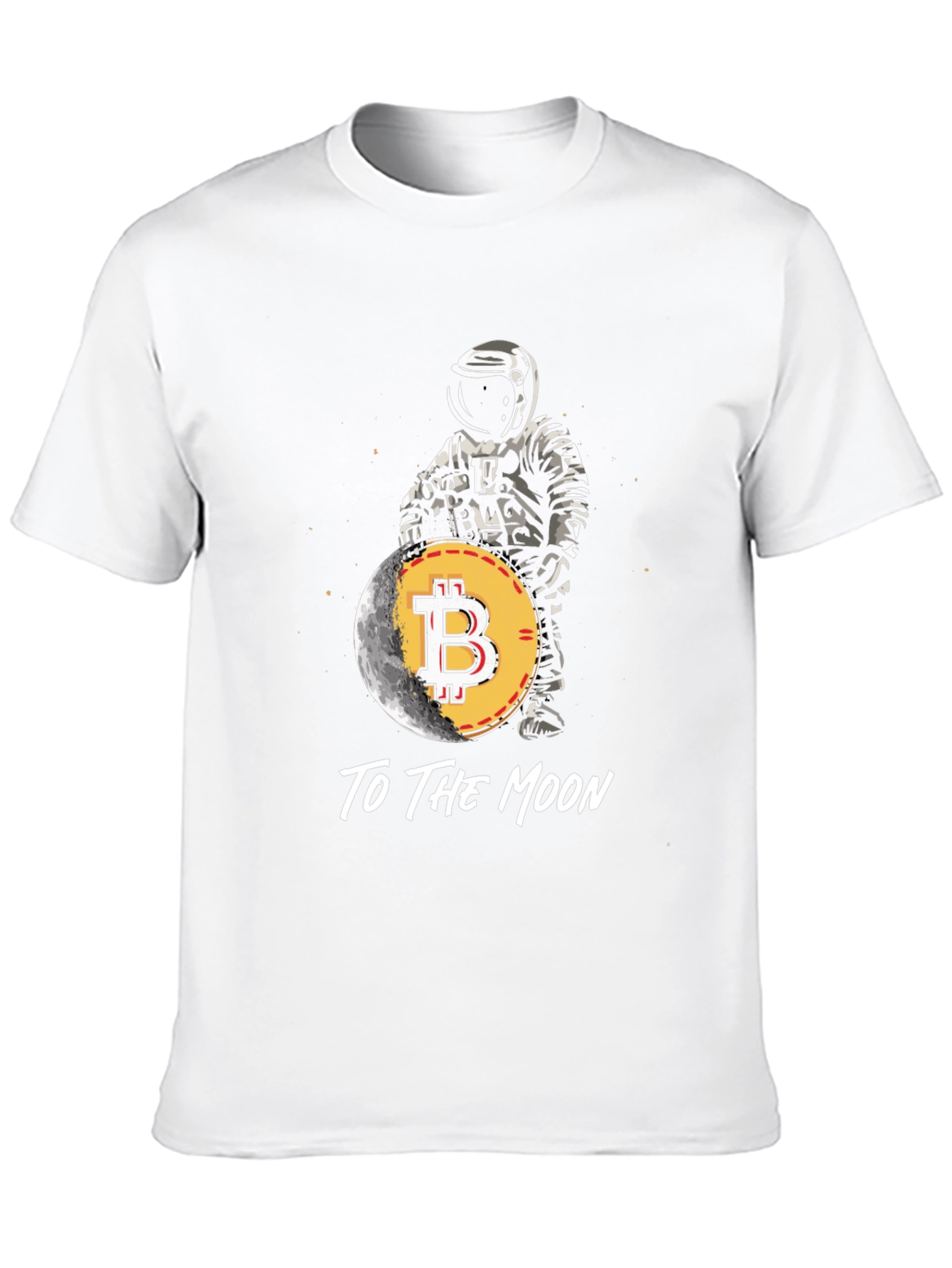 Bitcoin To The Moon Graphic T-Shirt