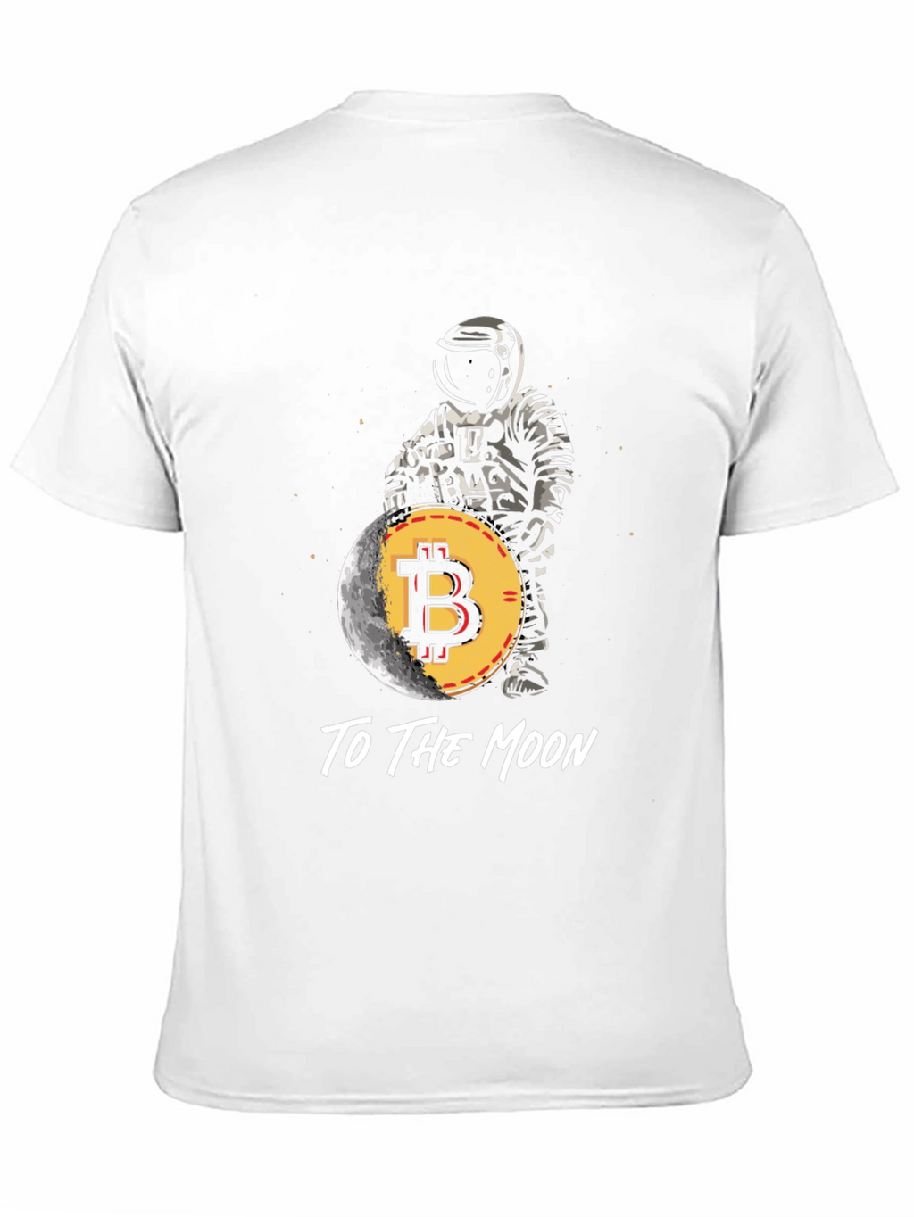 Bitcoin To The Moon Graphic T-Shirt