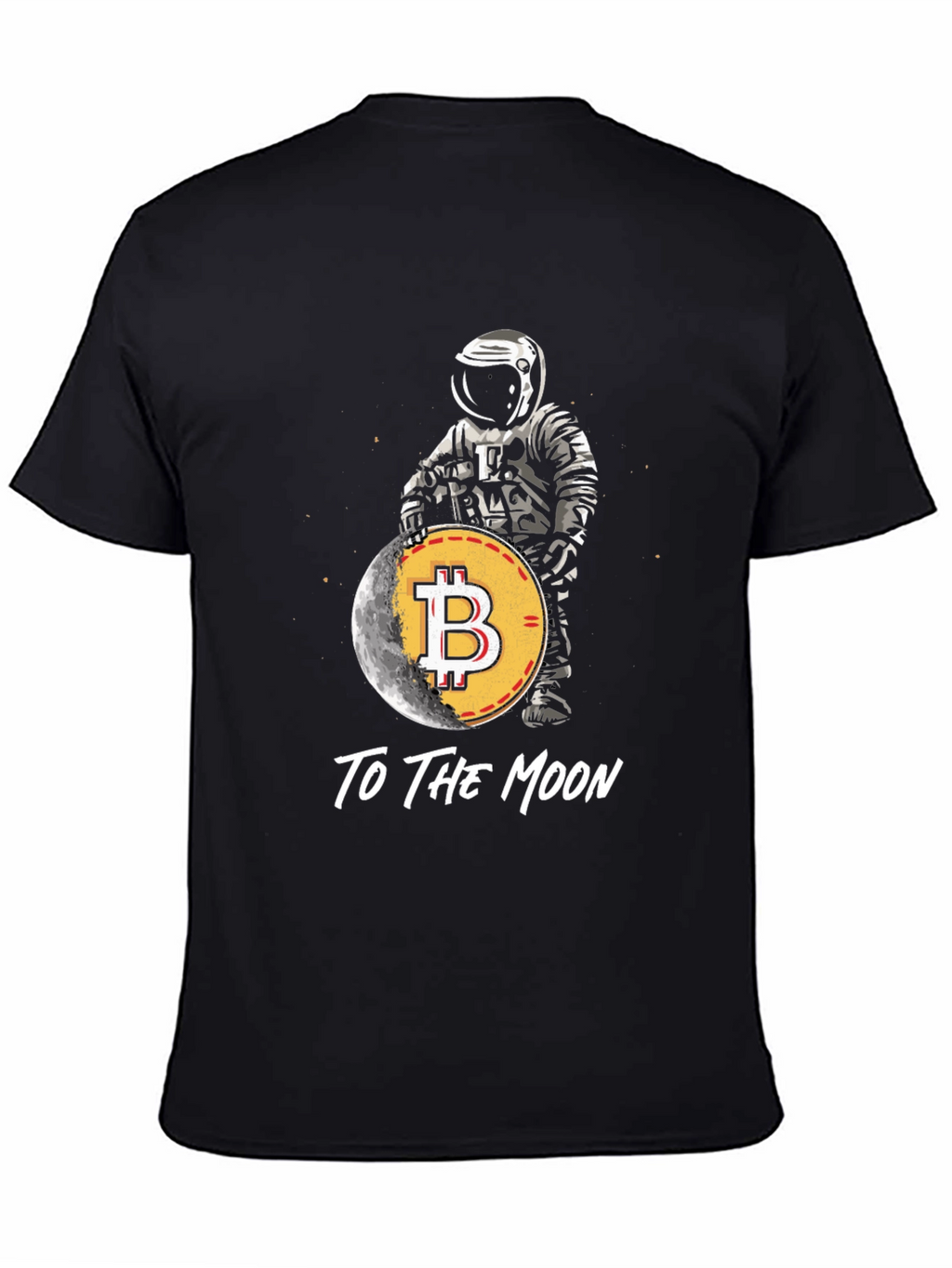 Bitcoin To The Moon Graphic T-Shirt