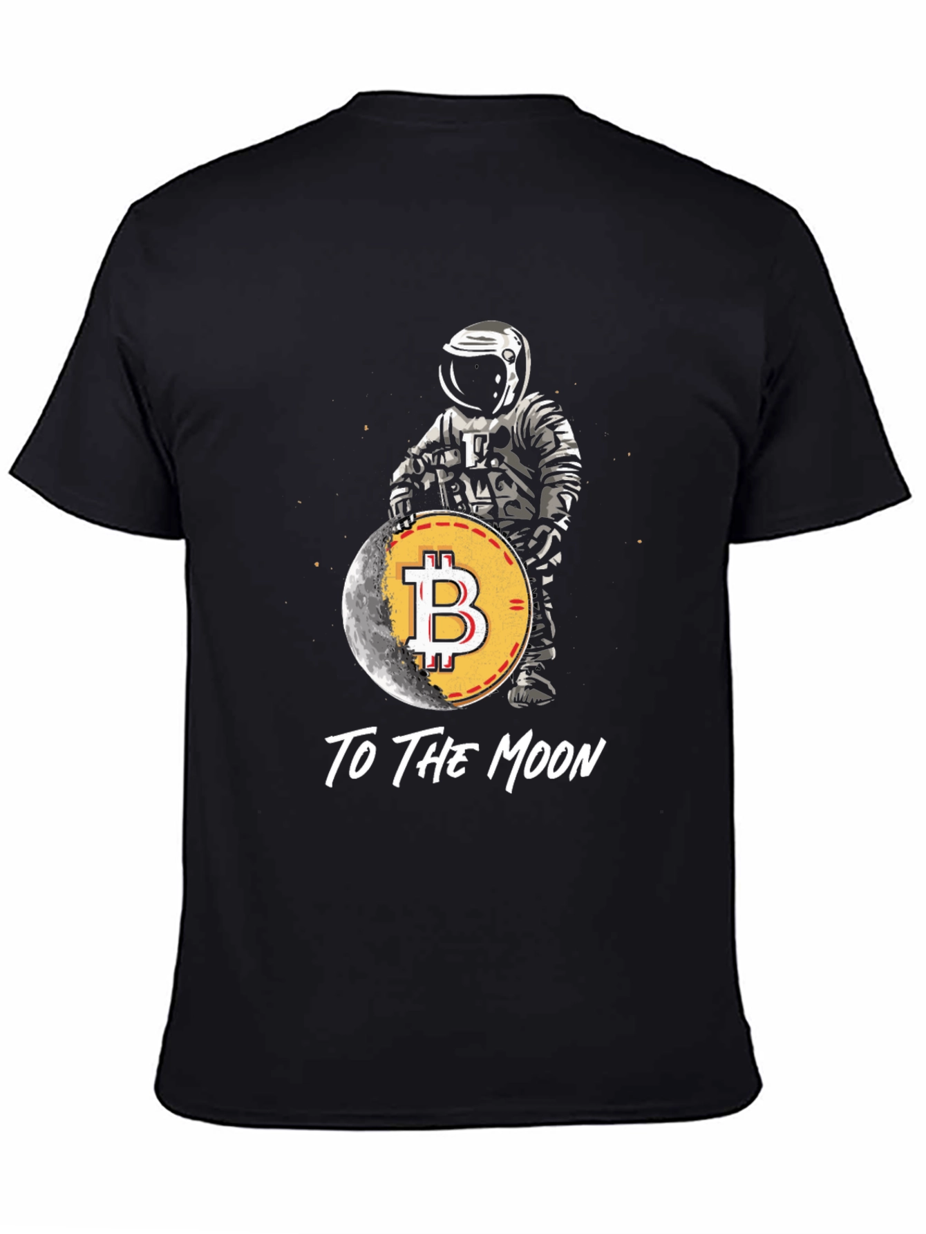 Bitcoin To The Moon Graphic T-Shirt