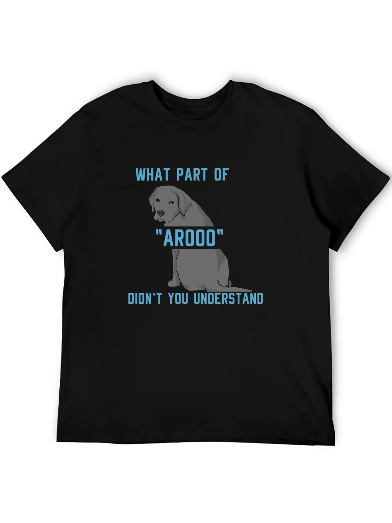 Arooo Dog T-Shirt: Funny Canine Humor Tee