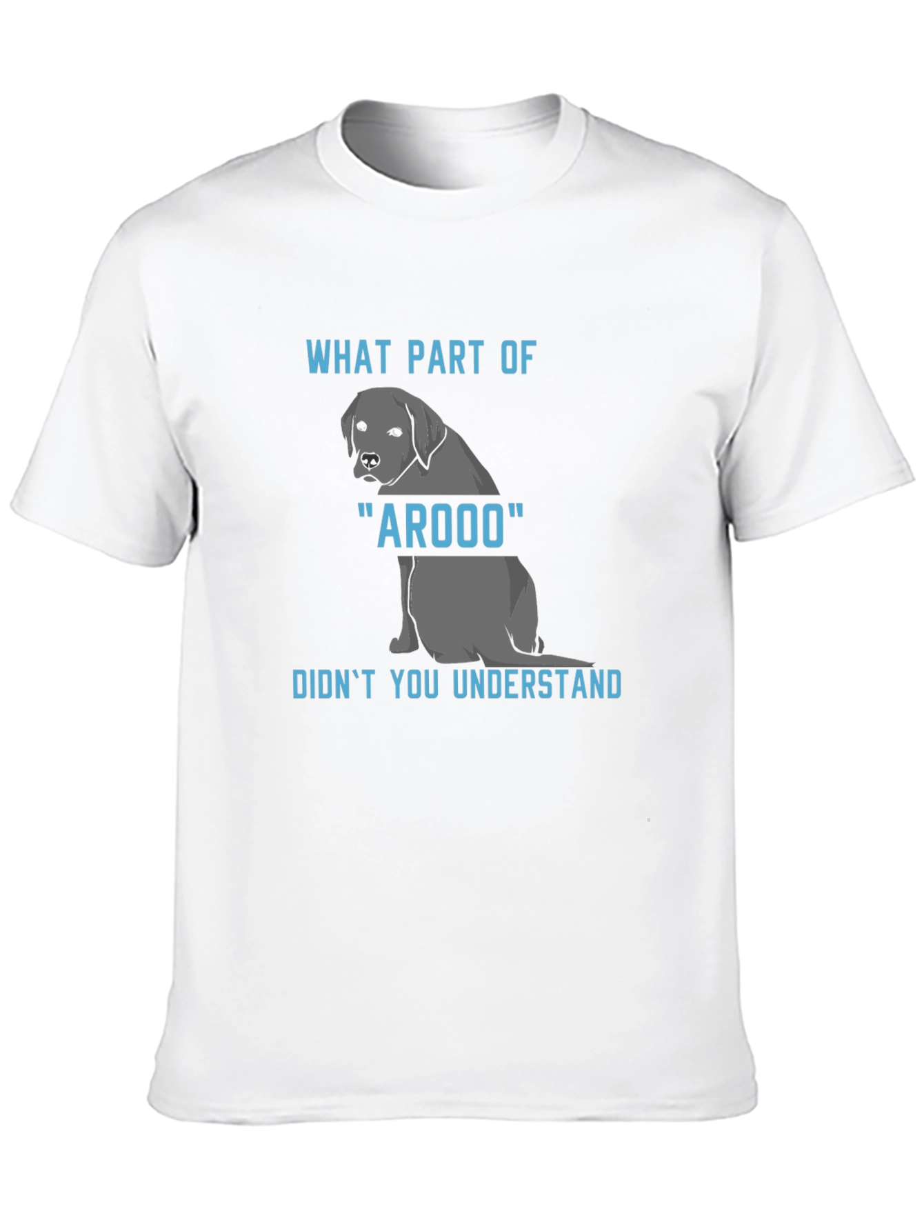Arooo Dog T-Shirt: Funny Canine Humor Tee