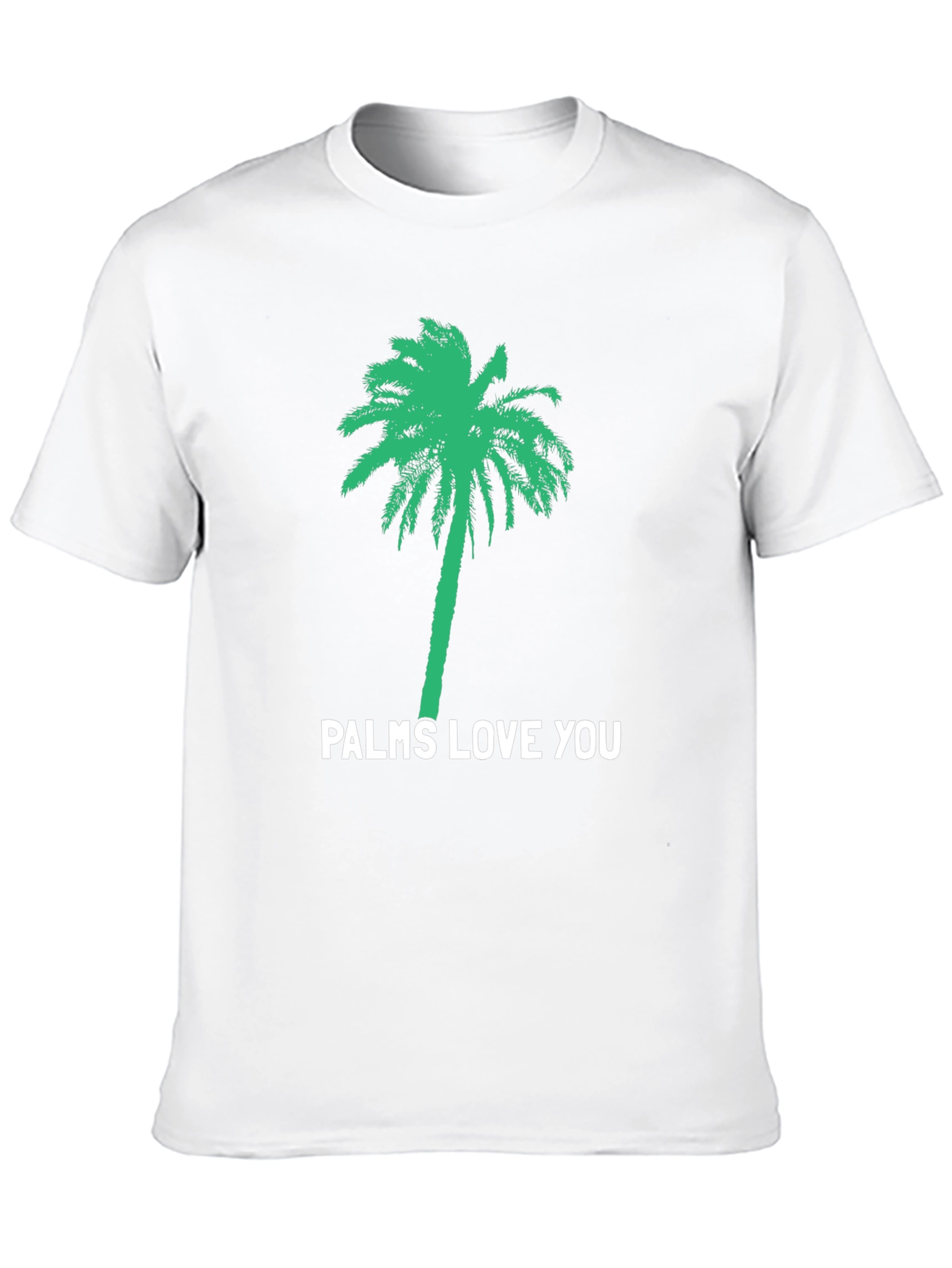 Palms Love You Black Graphic Tee