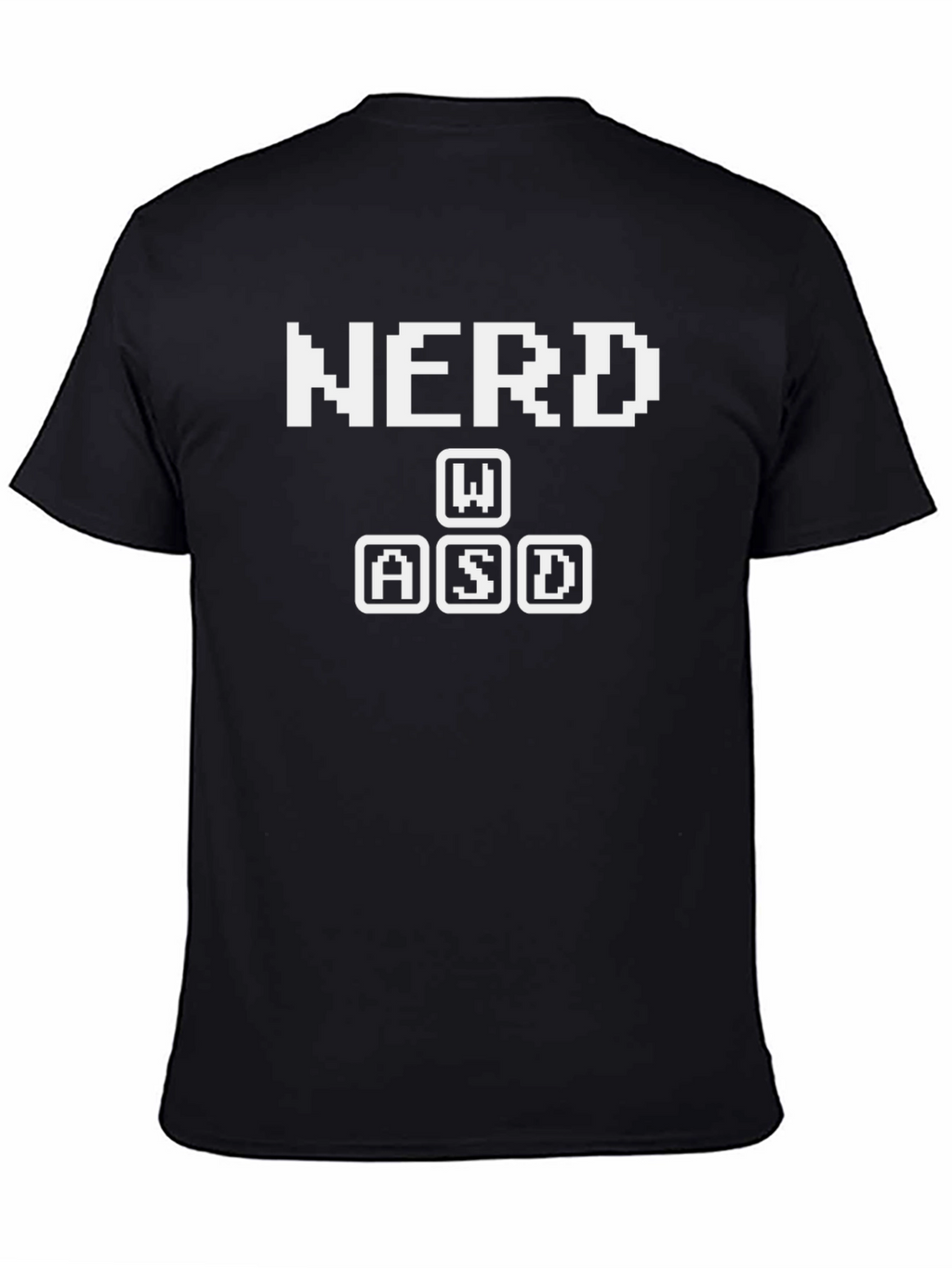 Nerd WASD Gaming T-Shirt - Black