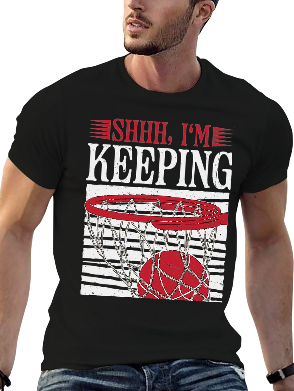 Basketball Keeper Graphic Tee