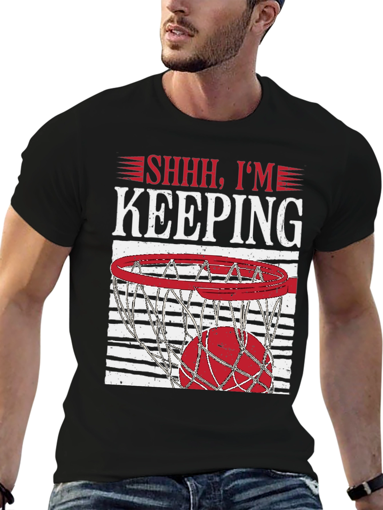 Basketball Keeper Graphic Tee